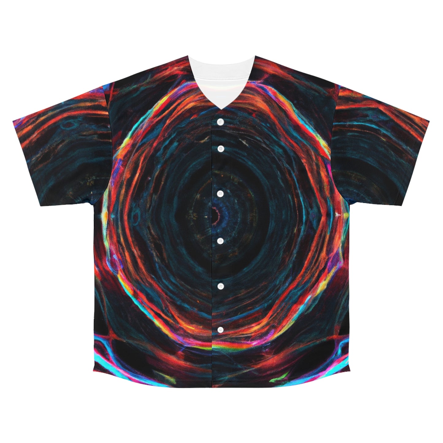 Neon Infinity Luminescence. Trippy Infinity Patterns Mens Jersey