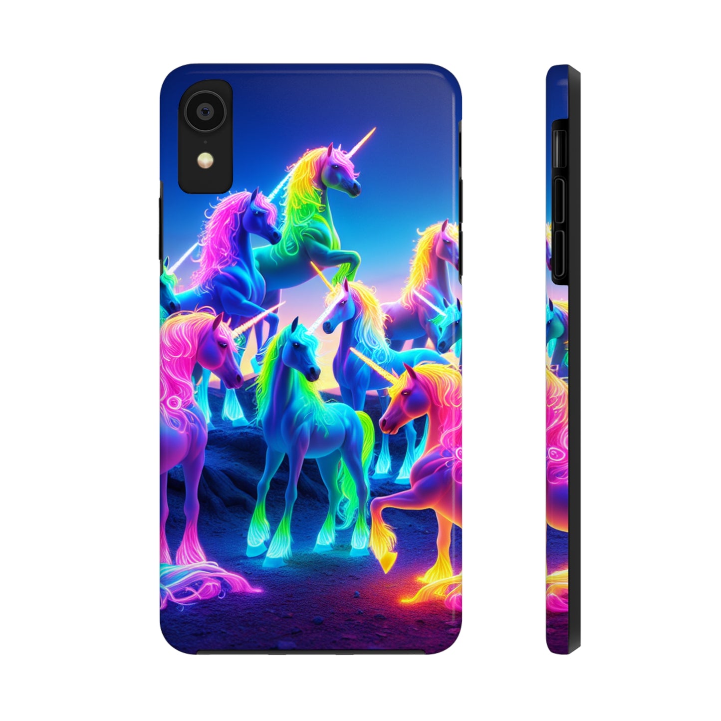 Neon Unicorn Spectacle. NEON Unicorns Tough Phone Case