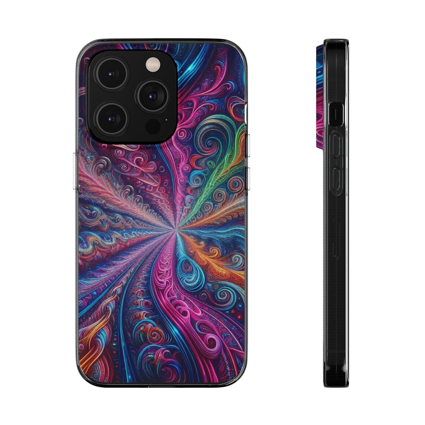 "Infinite Electrify" Infinity Patterns Art Polycarbonate Phone Case