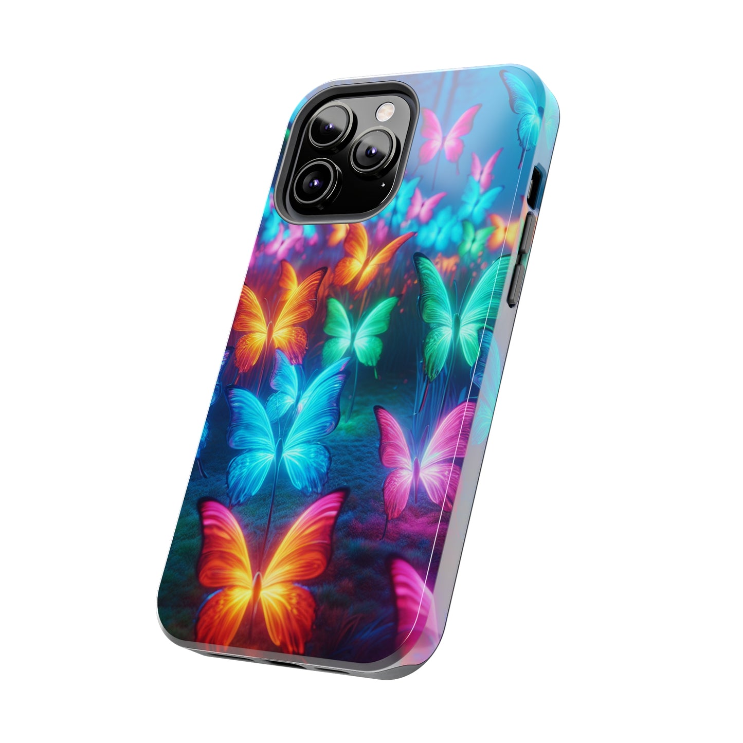 Neon Whispers. NEON Butterflies Tough Phone Case