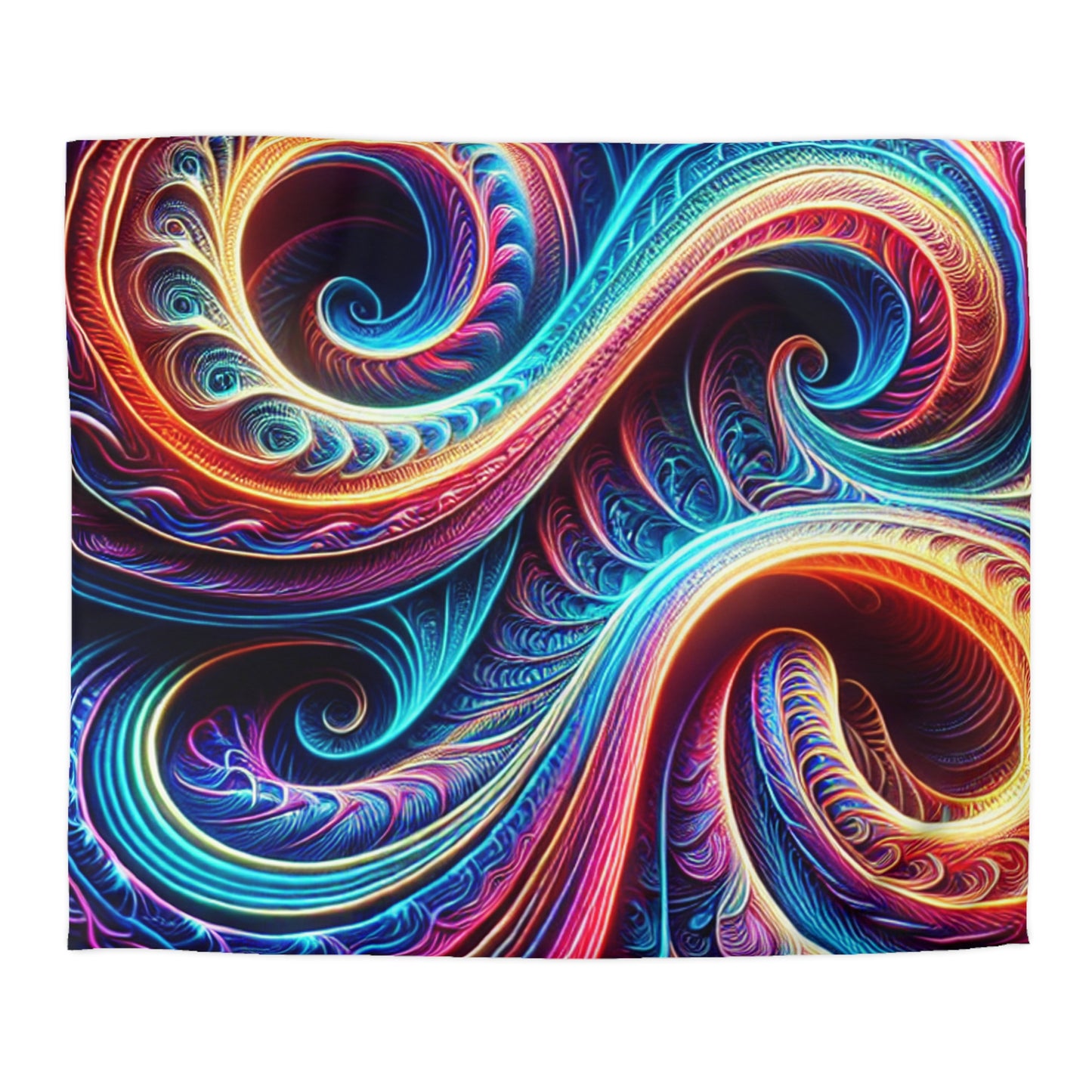 Giovanni da Volterra - Trippy Infinty Patterns Microfiber Duvet Cover
