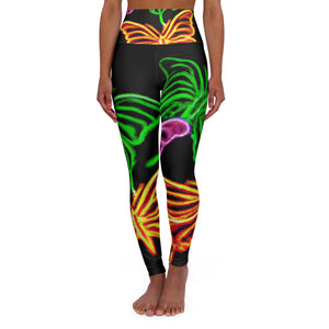 "Electric Flutter" - Butterflies Leggings