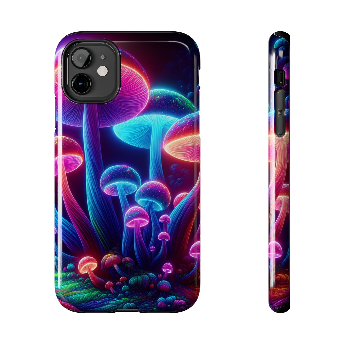 Neon Psychedelic Pupal Art NEON Unicorns Tough Phone Case Iphone 7 8 9 10 11 12 13 14 Pro Max Mini Plus XR XS SE