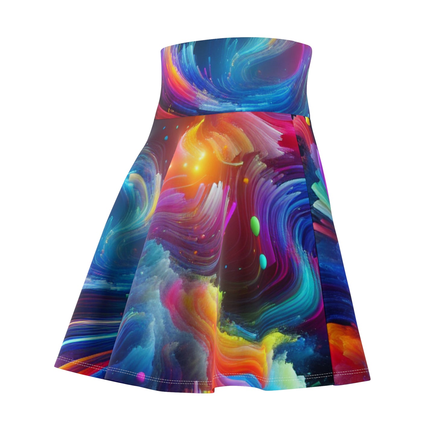 Matteo Novello - Trippy Infity Patterns Woman's Skater Skirt