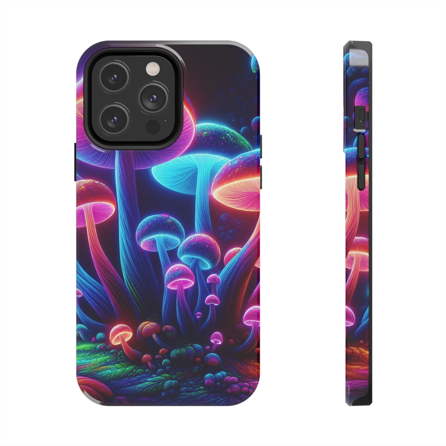 Neon Psychedelic Pupal Art NEON Unicorns Tough Phone Case Iphone 7 8 9 10 11 12 13 14 Pro Max Mini Plus XR XS SE
