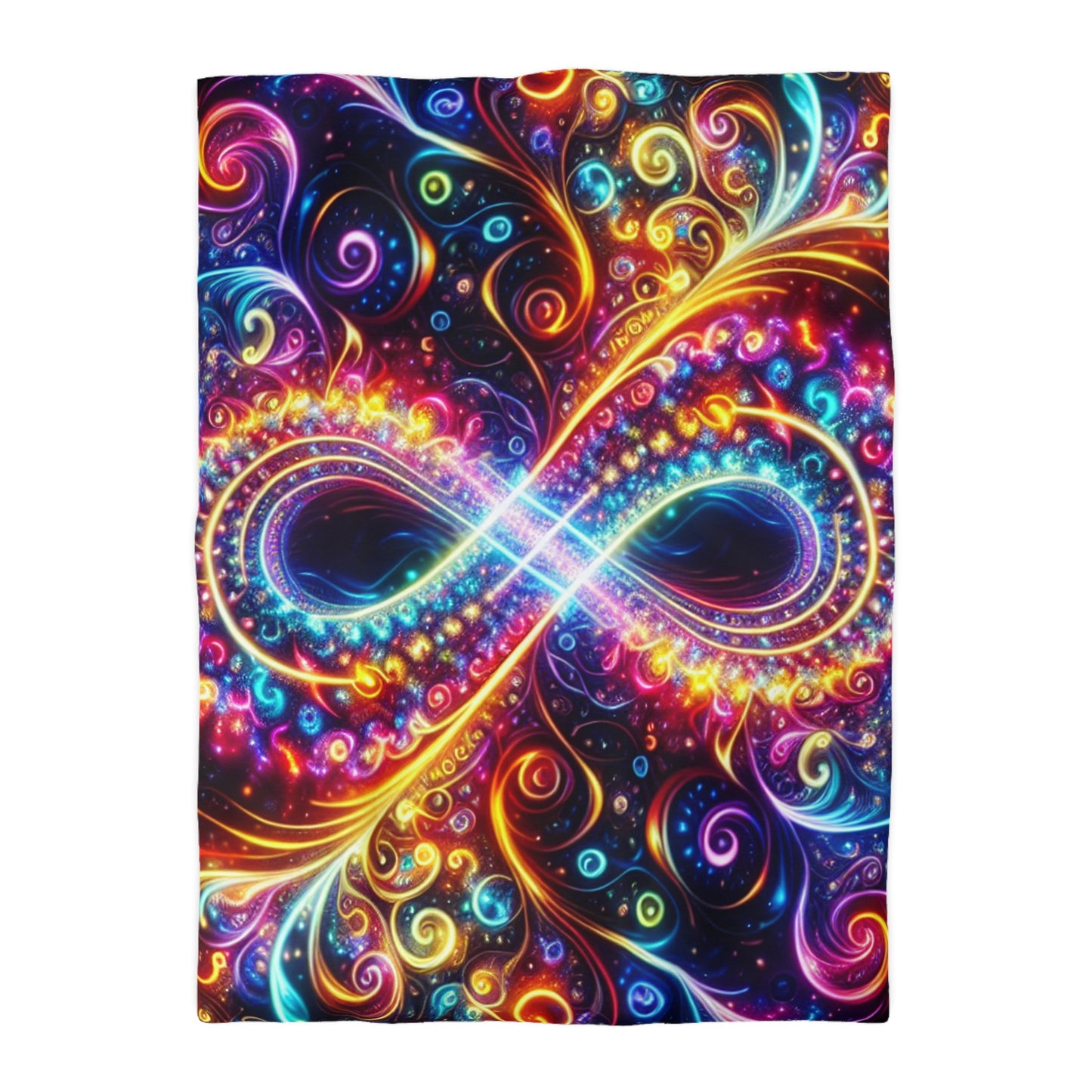 Giovanni Zocchi - Trippy Infinty Patterns Microfiber Duvet Cover