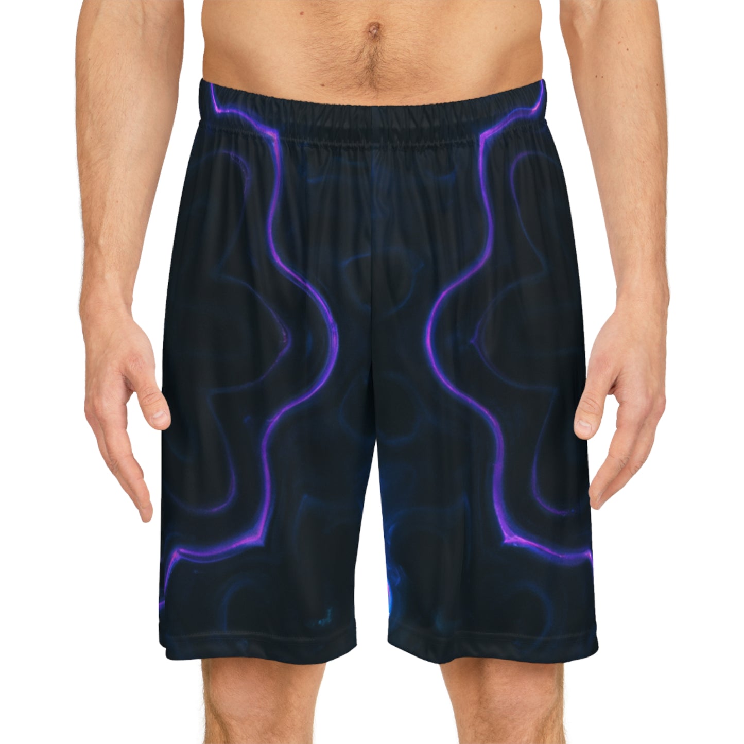 Galen Stronghand - Trippy Infinity Patterns Rave Shorts