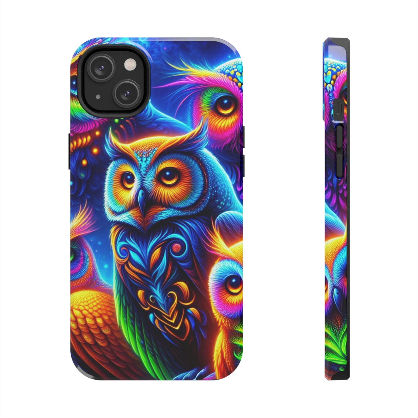Neon Night Owls. NEON Owls Tough Phone Case