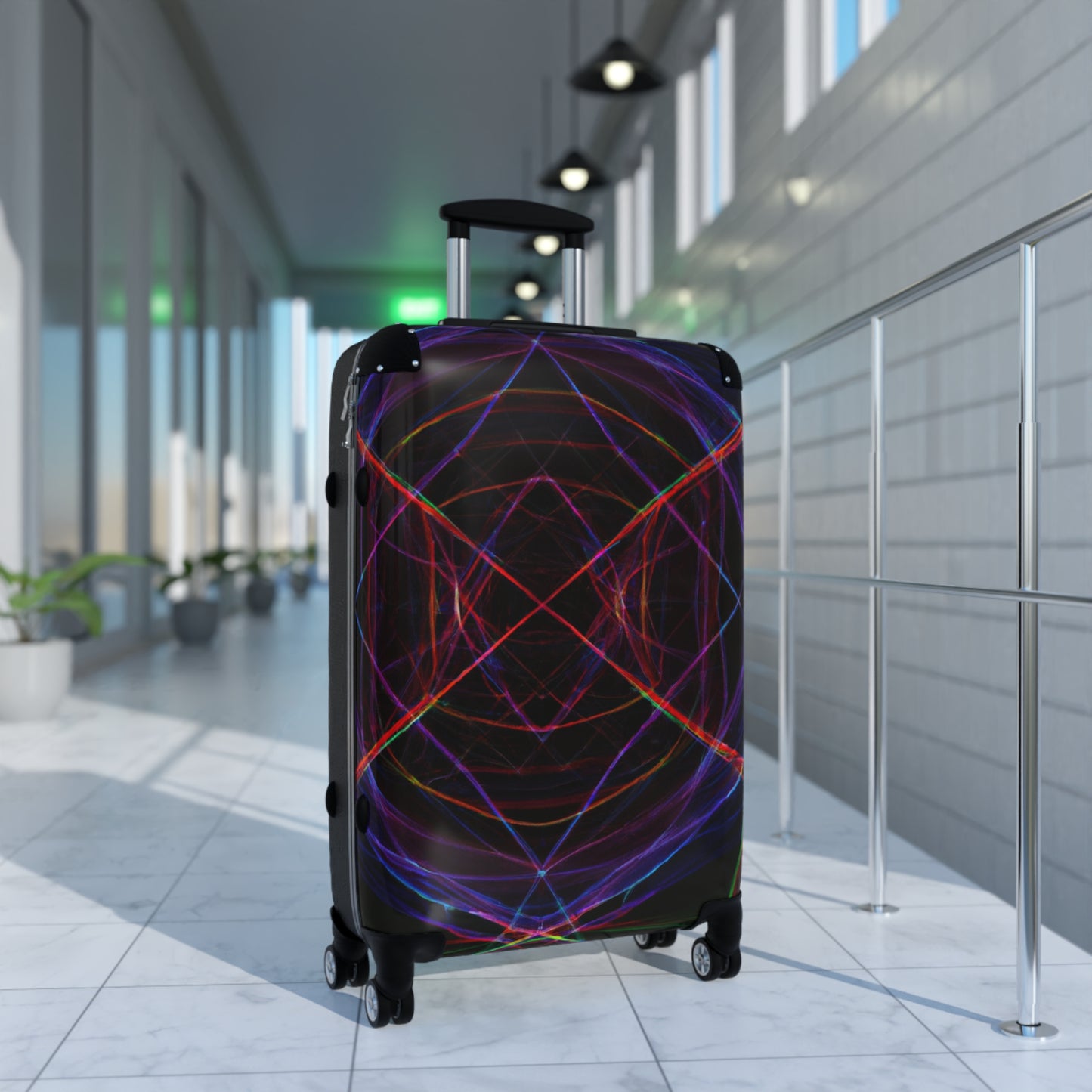 Giacomo di Mitri - Trippy Infinity Patterns Suitcase
