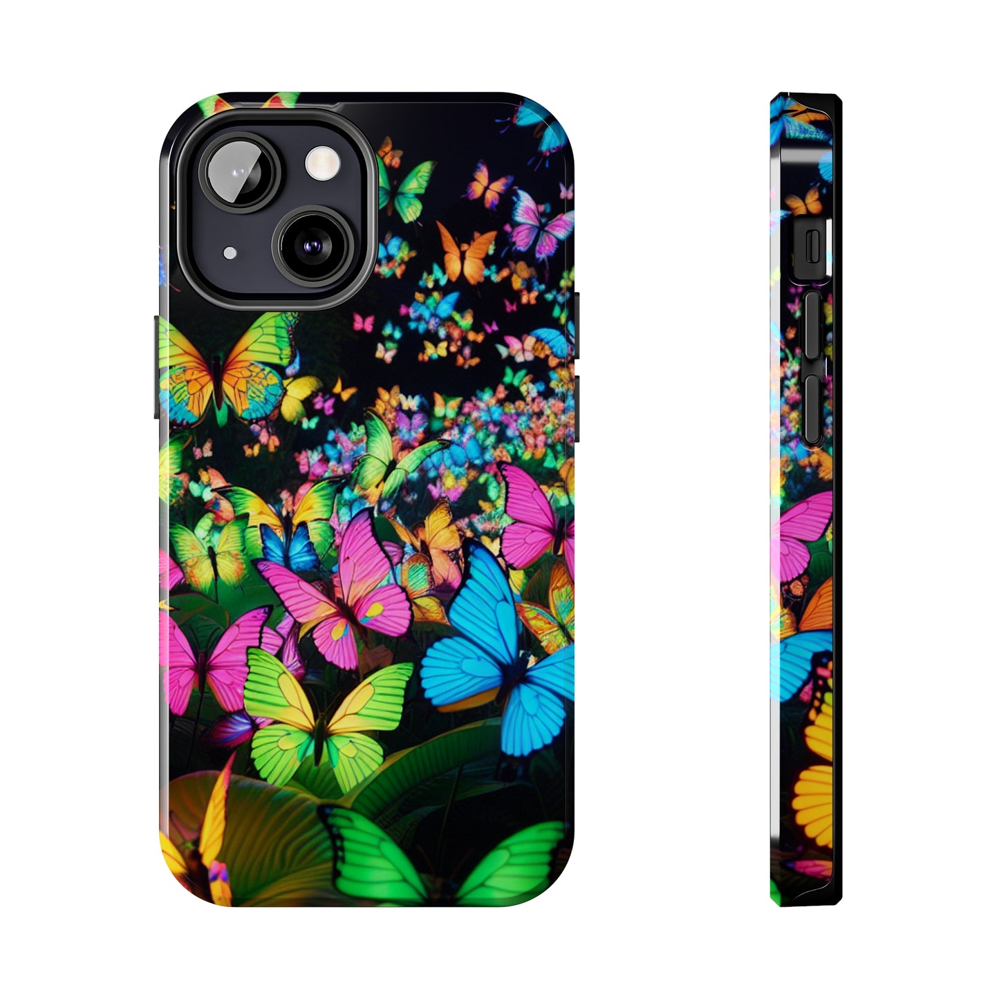 Neon Butterfly Congregation. NEON Butterflies Tough Phone Case