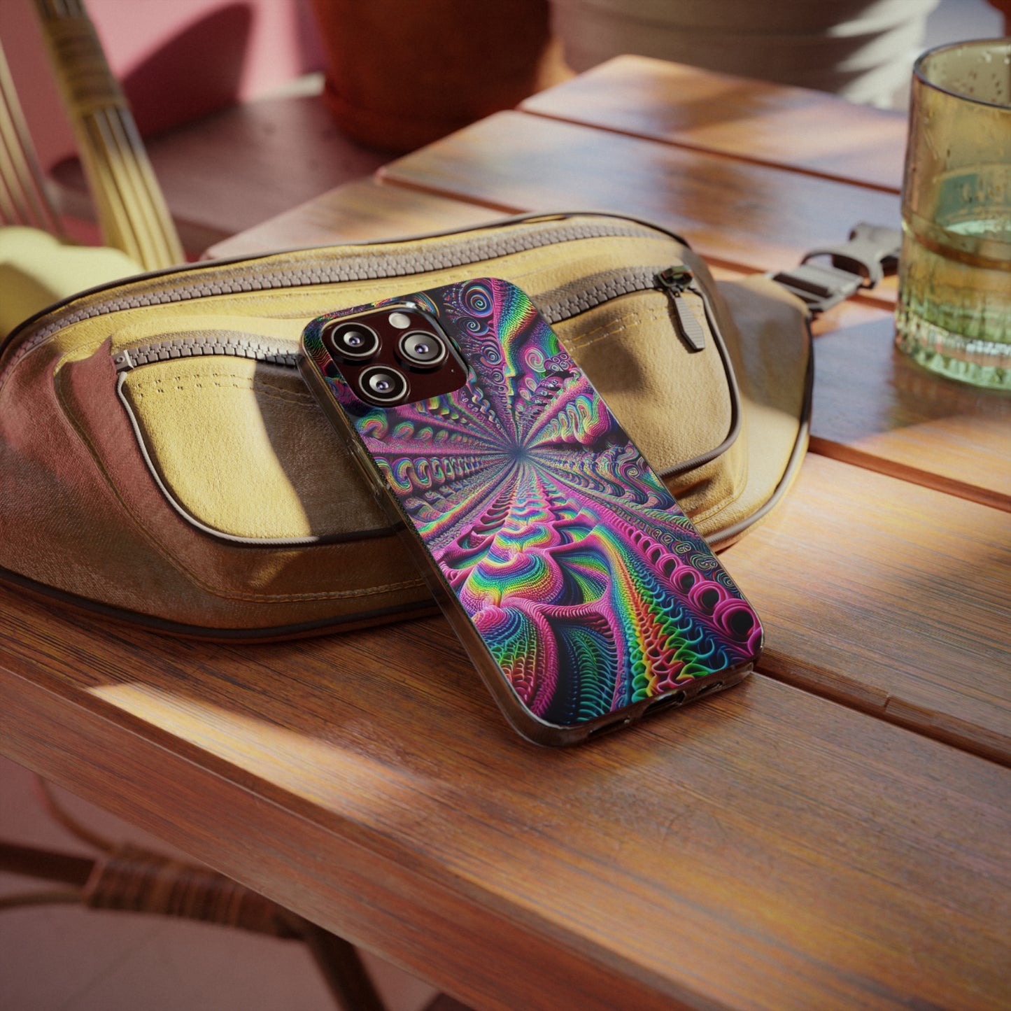 VibrancyInfiniteNeonacopia Infinity Patterns Art Polycarbonate Phone Case