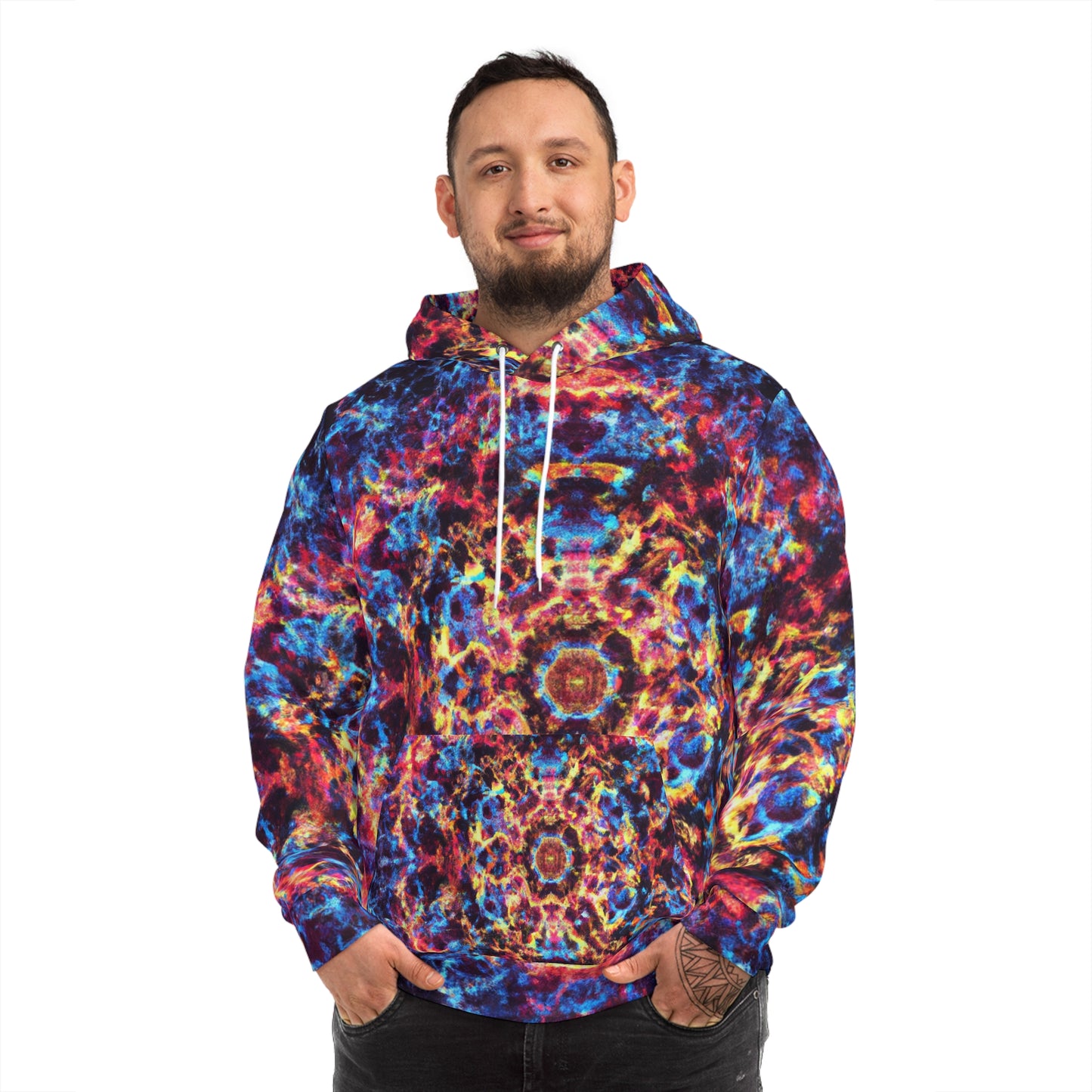 Dreamed Velocity of Existence -Trippy Infinity Patterns AOP Hoodie