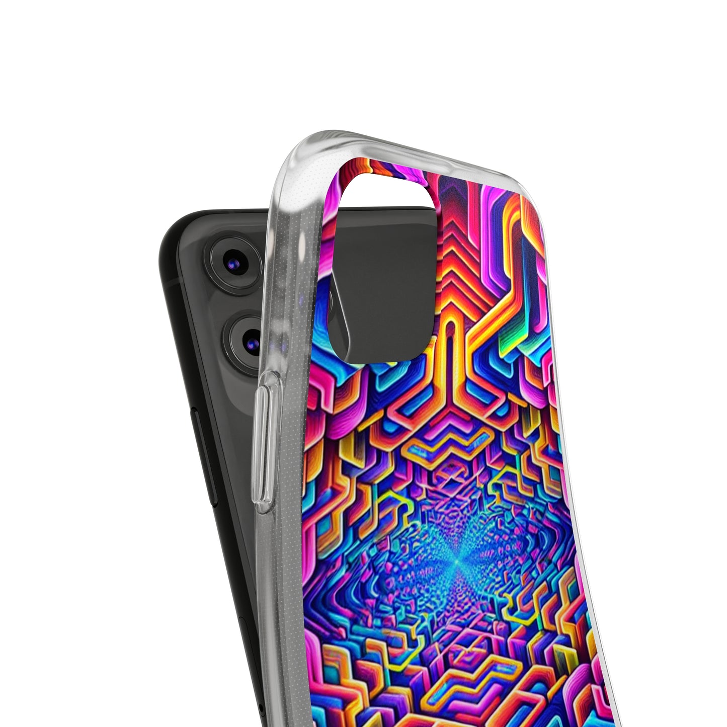 Vibrant Trippin' Infinity Infinity Patterns Art Polycarbonate Phone Case