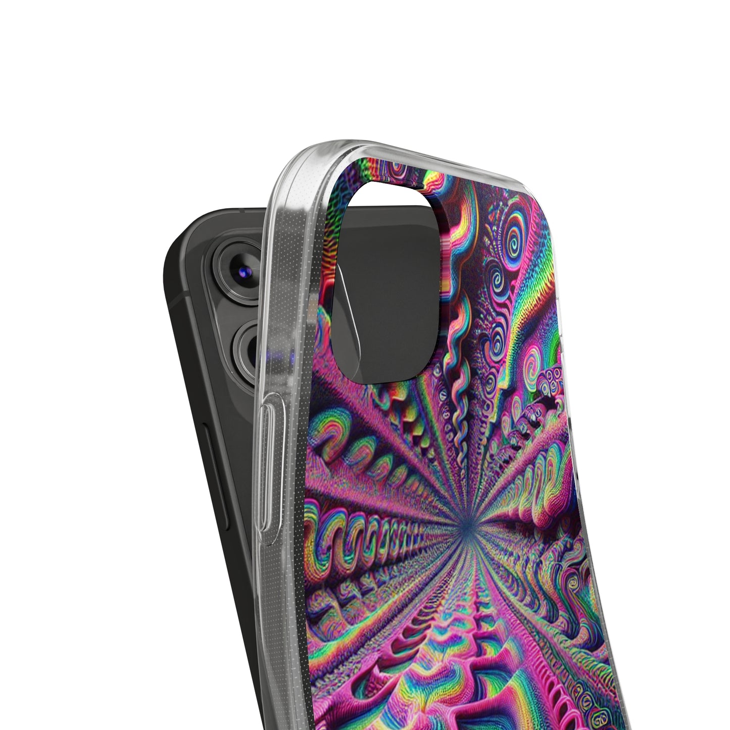 VibrancyInfiniteNeonacopia Infinity Patterns Art Polycarbonate Phone Case