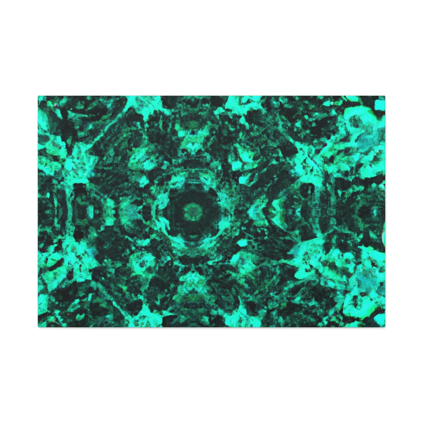 Cosmic Synesthesia Explosion. Trippy Infinity Patterns Art Canvas