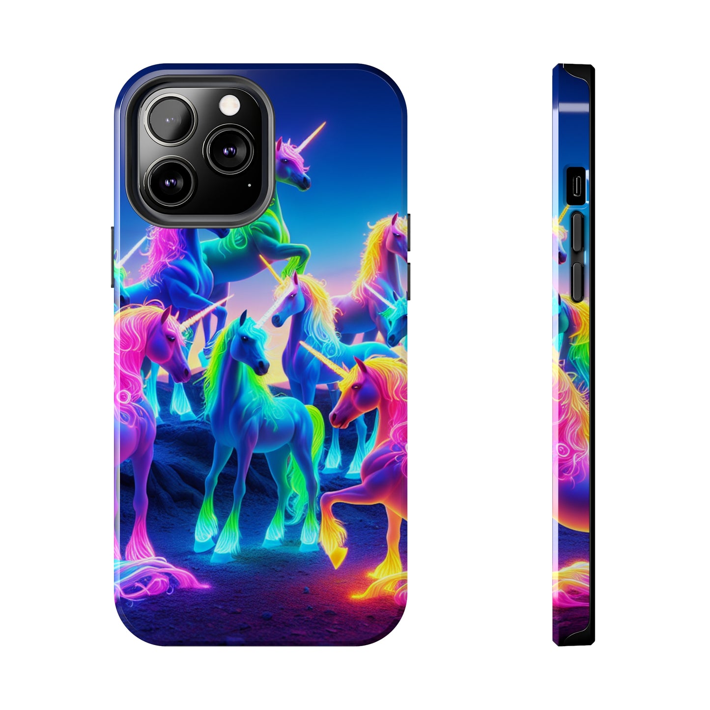 Neon Unicorn Spectacle. NEON Unicorns Tough Phone Case