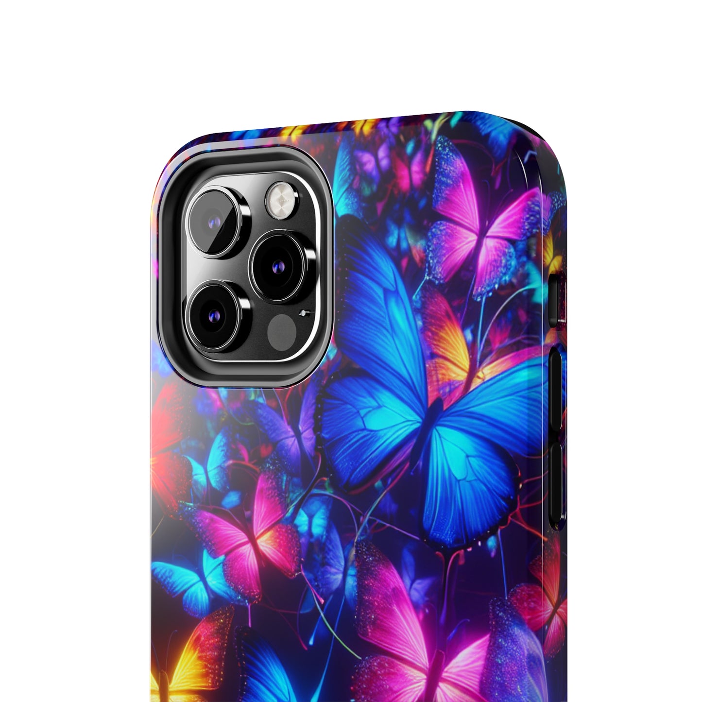 'Metamorphic Brilliance' NEON Butterflies Tough Phone Case