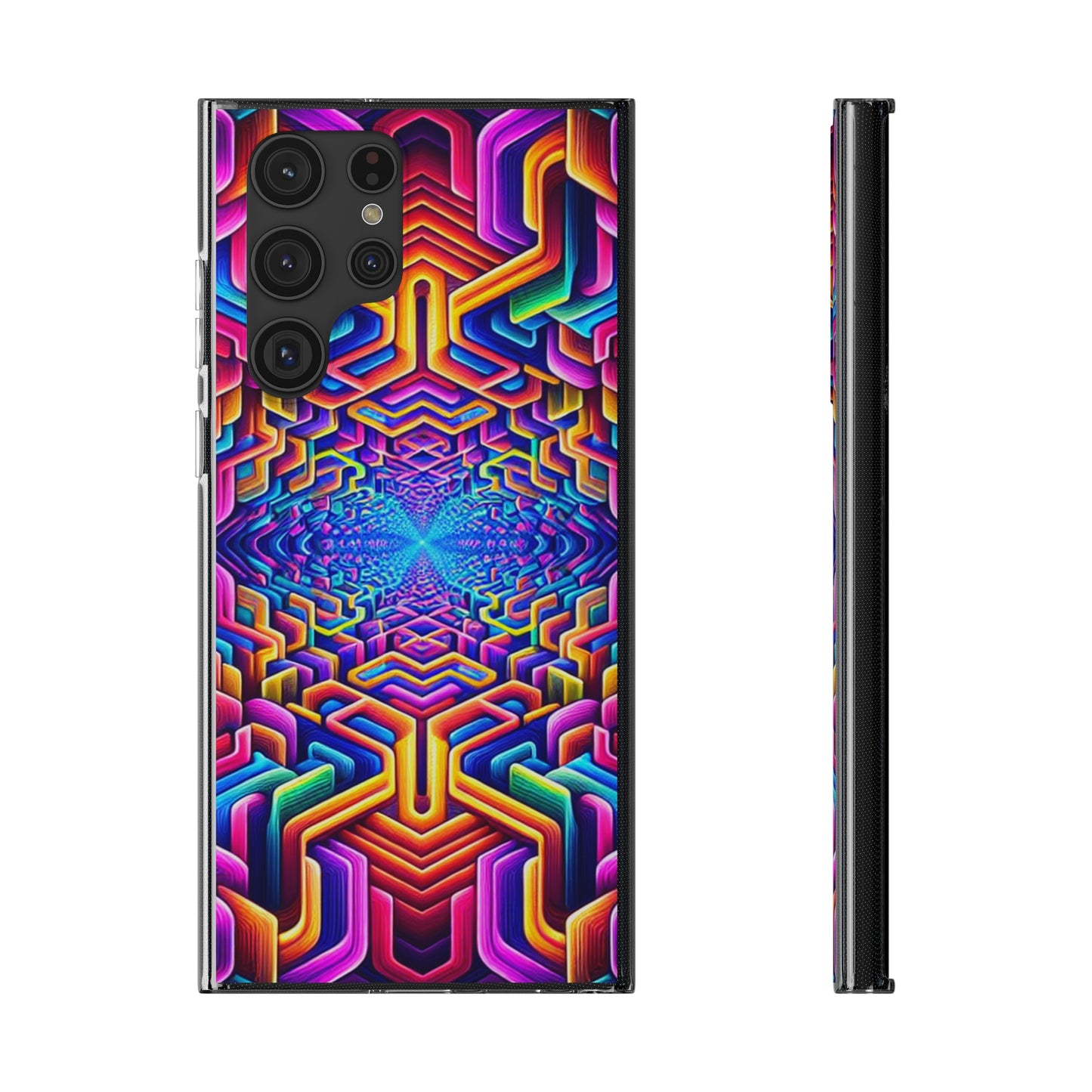 Vibrant Trippin' Infinity Infinity Patterns Art Polycarbonate Phone Case