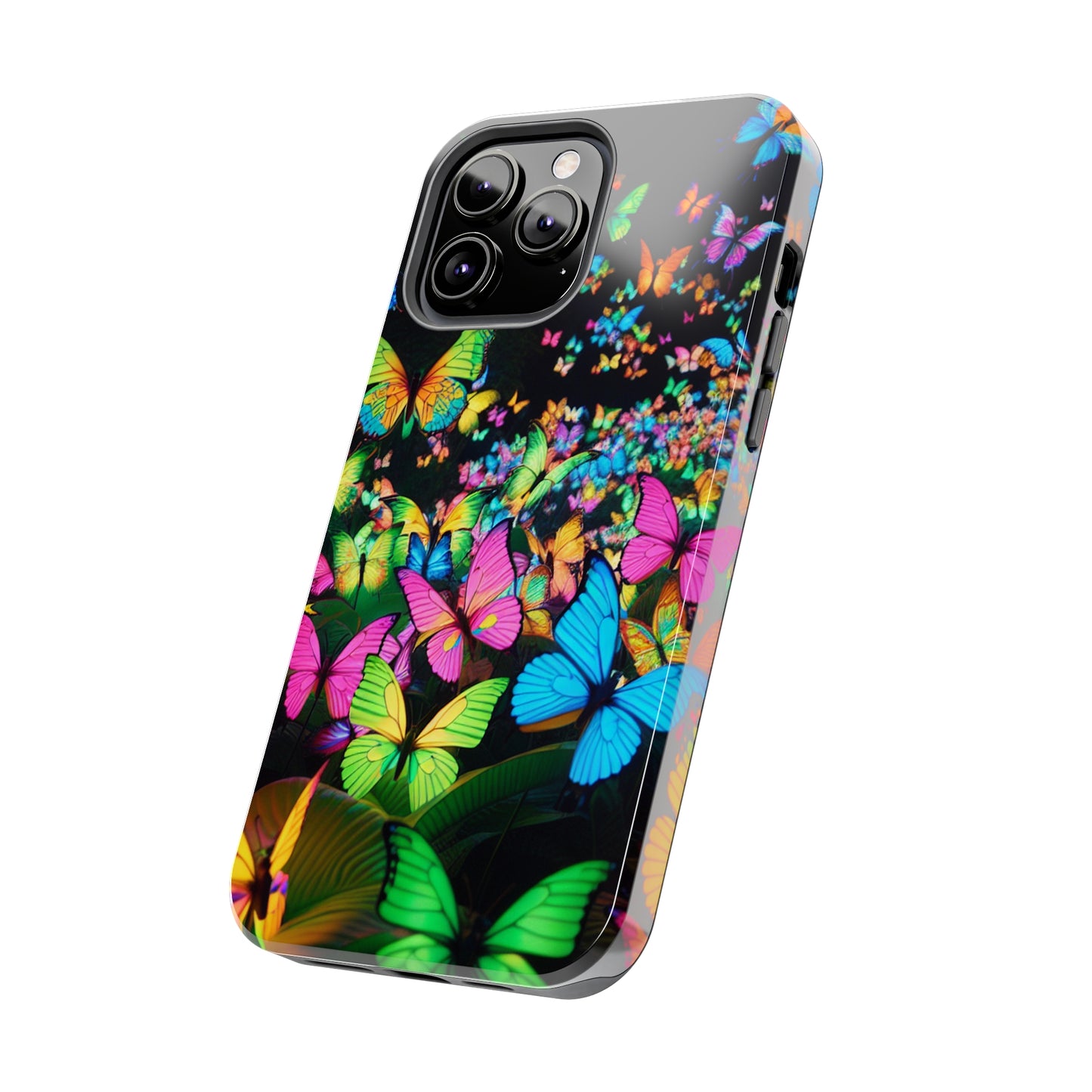 Neon Butterfly Congregation. NEON Butterflies Tough Phone Case
