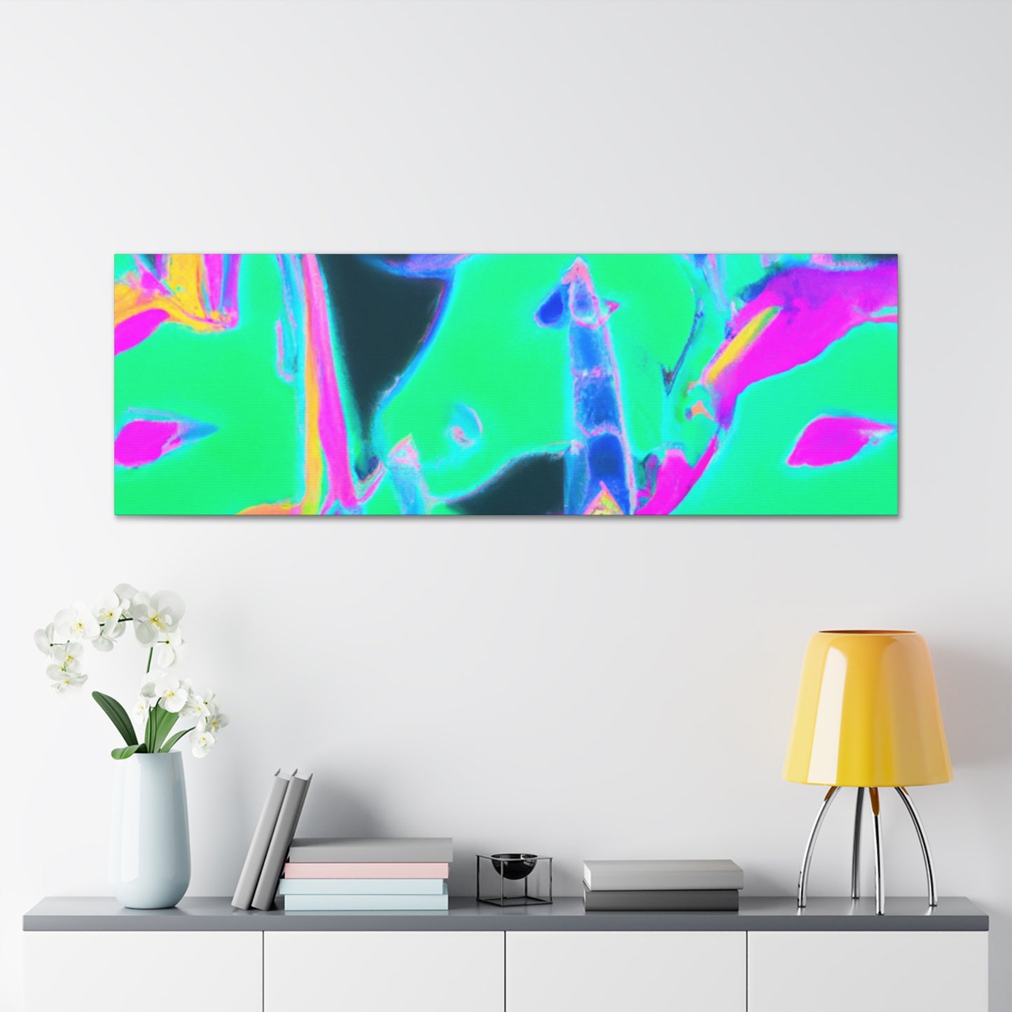 "Radiate Unicorns" NEON Unicorns Art Canvas