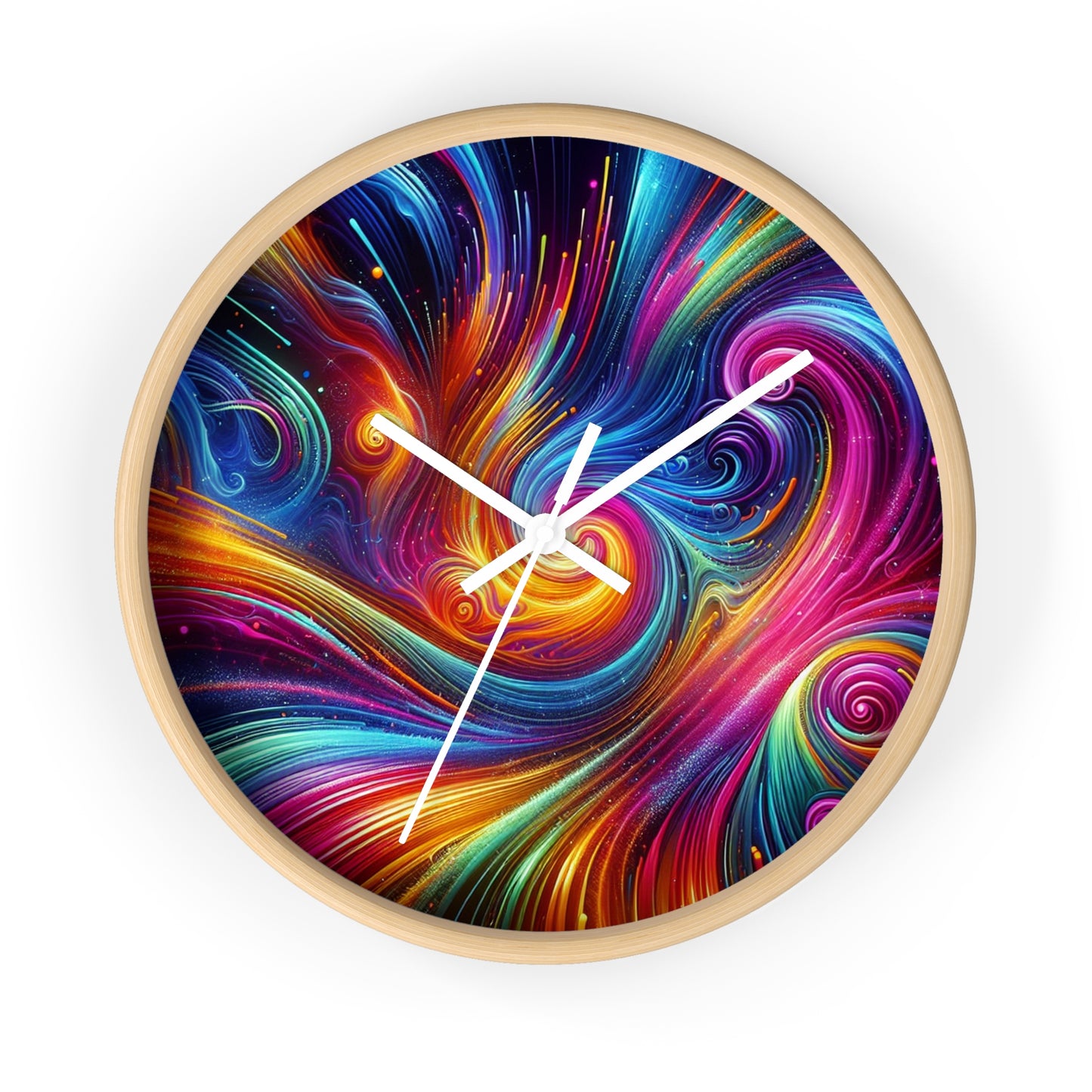 Gustavo Pietrangelo - Trippy Infinity Patterns Wall Clock