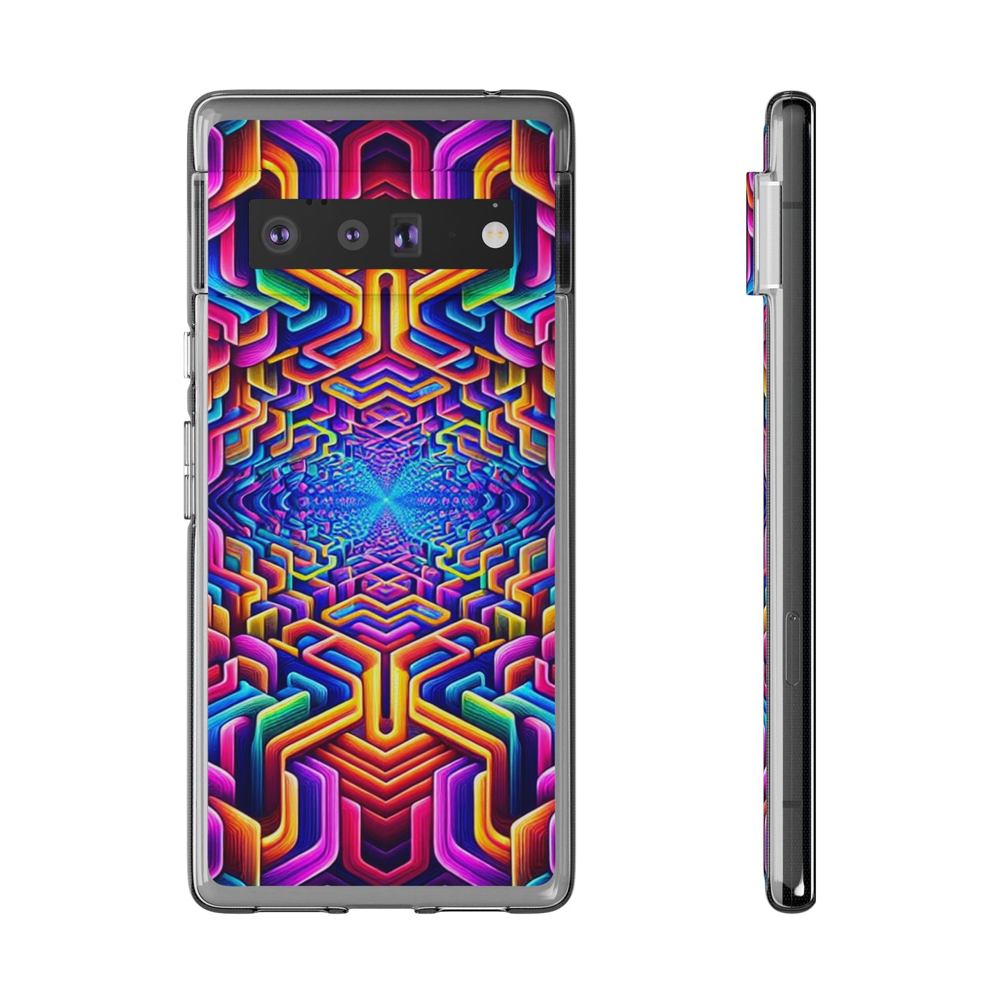 Vibrant Trippin' Infinity Infinity Patterns Art Polycarbonate Phone Case