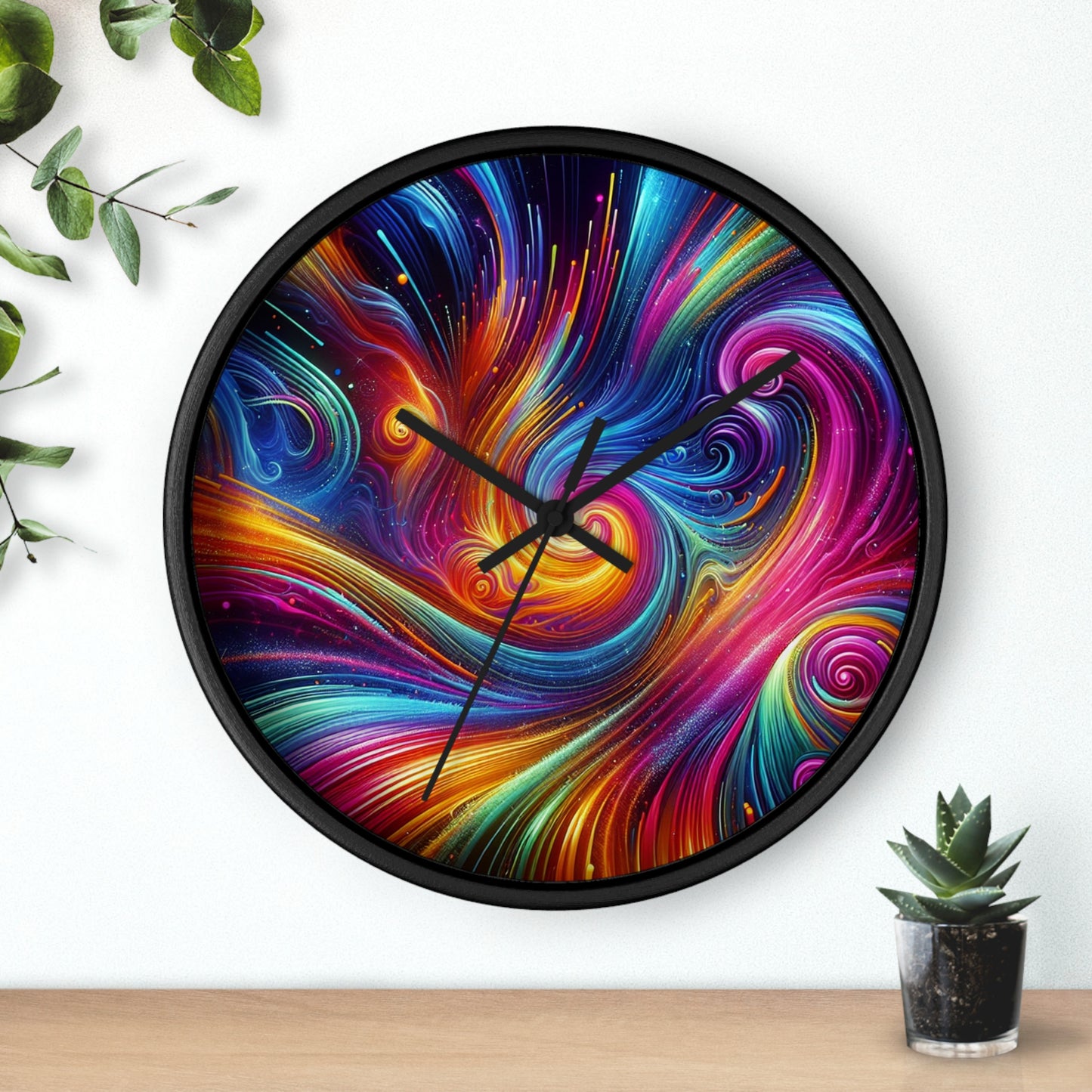Gustavo Pietrangelo - Trippy Infinity Patterns Wall Clock