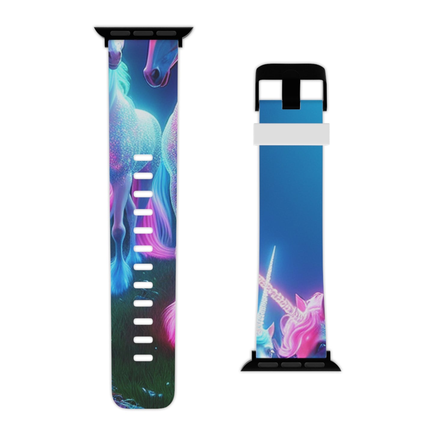 Neon Unicorn Symphony. - NEON Unicorns Iwatch Band