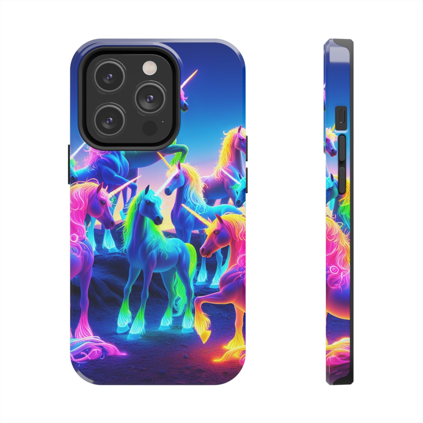 Neon Unicorn Spectacle. NEON Unicorns Tough Phone Case