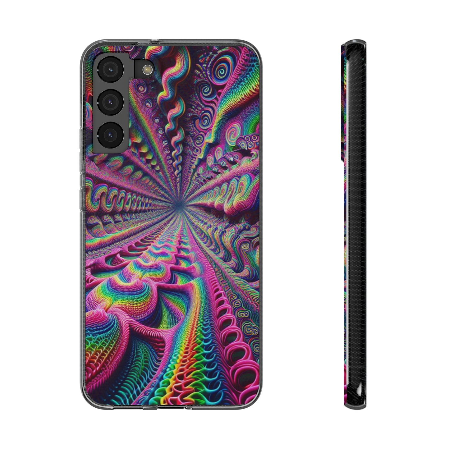 VibrancyInfiniteNeonacopia Infinity Patterns Art Polycarbonate Phone Case