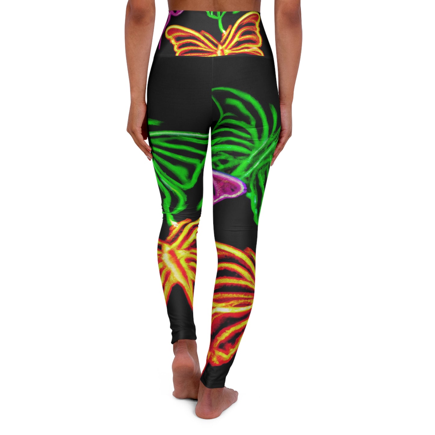 "Electric Flutter" - Butterflies Leggings