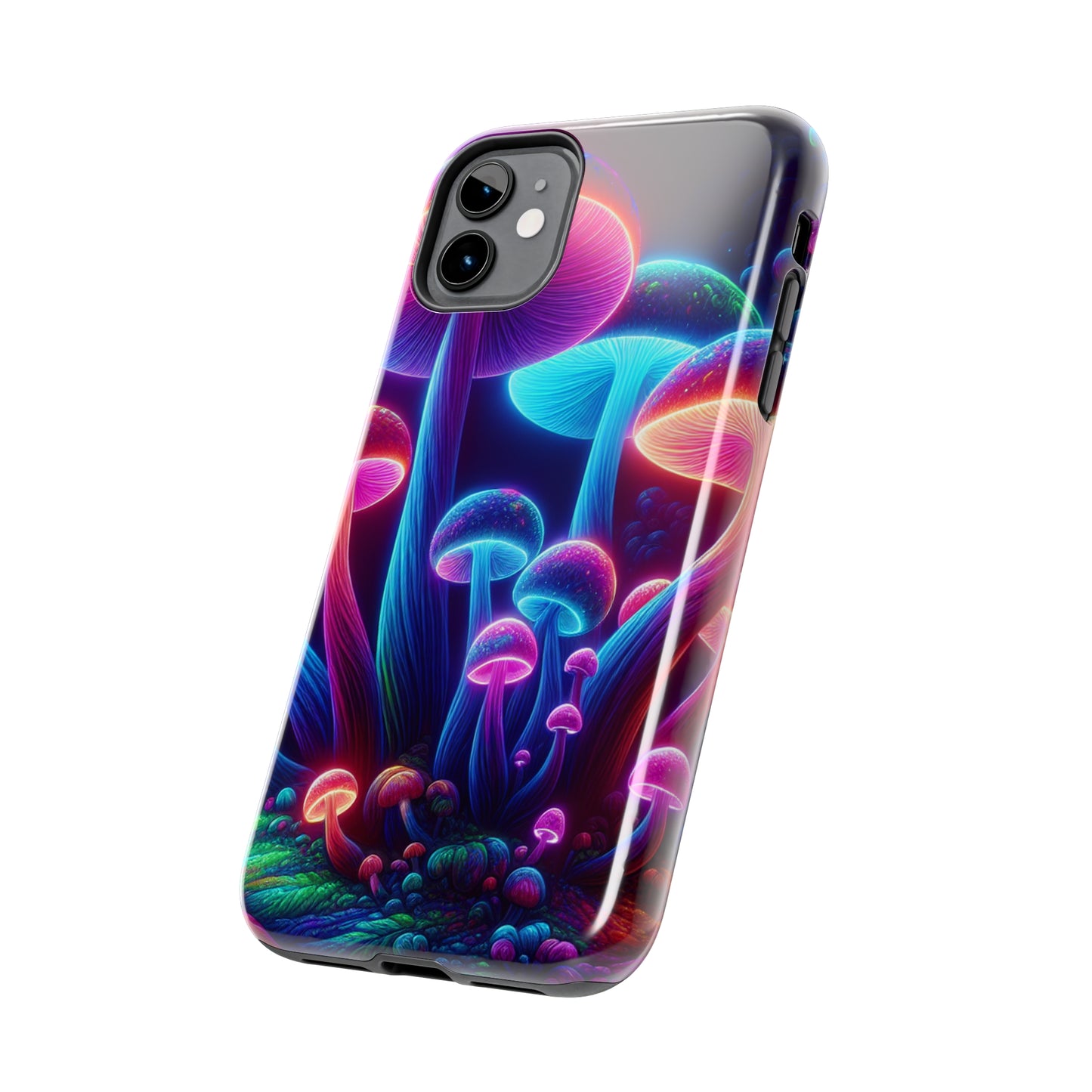 Neon Psychedelic Pupal Art NEON Unicorns Tough Phone Case Iphone 7 8 9 10 11 12 13 14 Pro Max Mini Plus XR XS SE