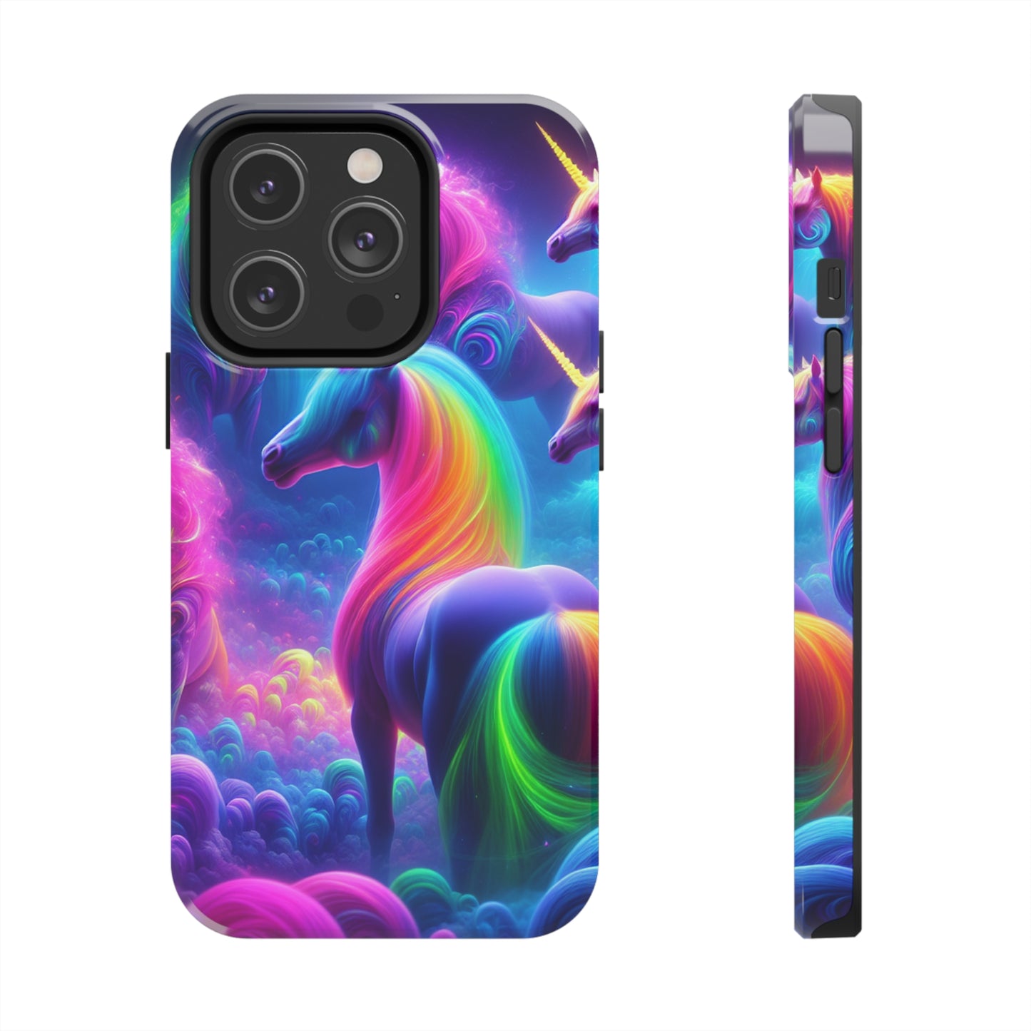"Dreamworld Enchantment" NEON Unicorns Tough Phone Case