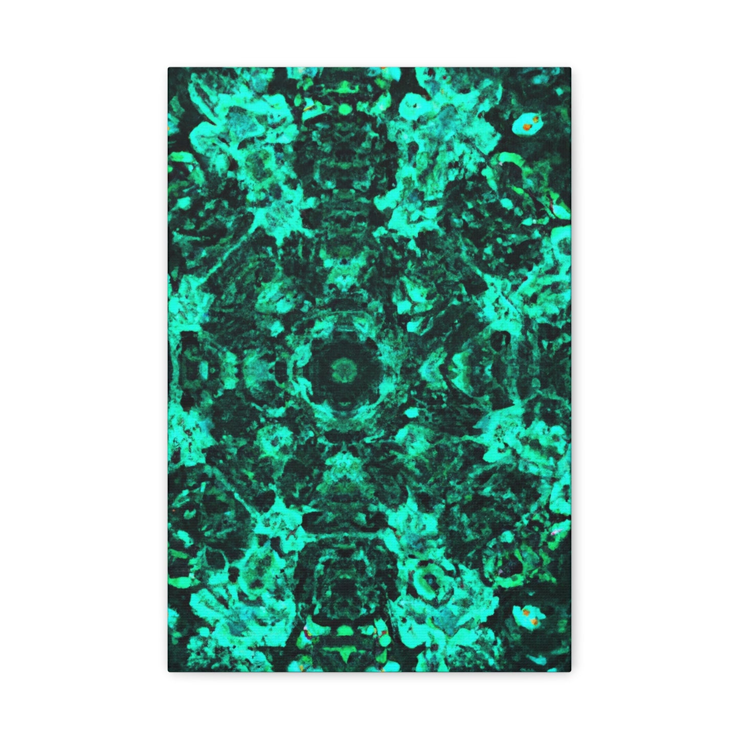 Cosmic Synesthesia Explosion. Trippy Infinity Patterns Art Canvas