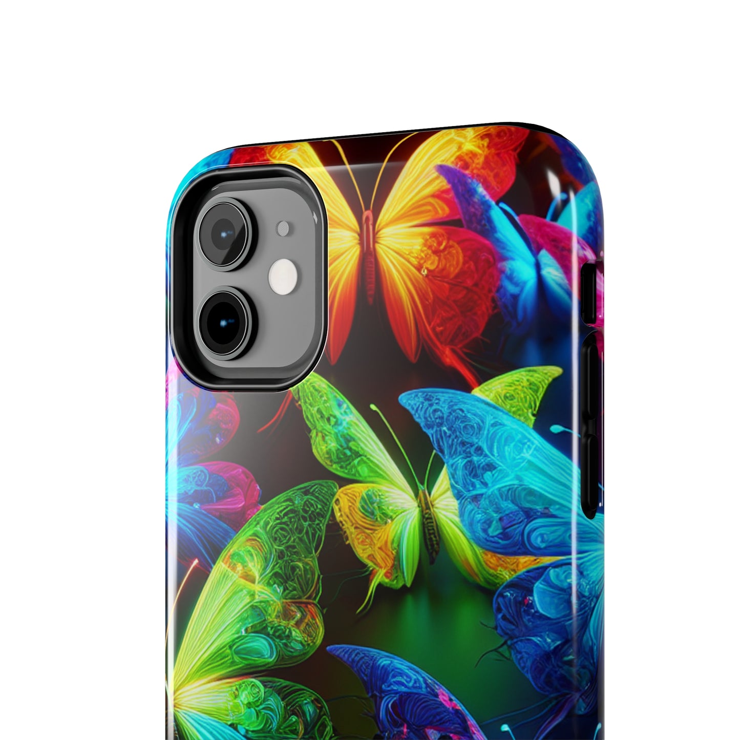 Neon Nectar Flutter. NEON Butterflies Tough Phone Case