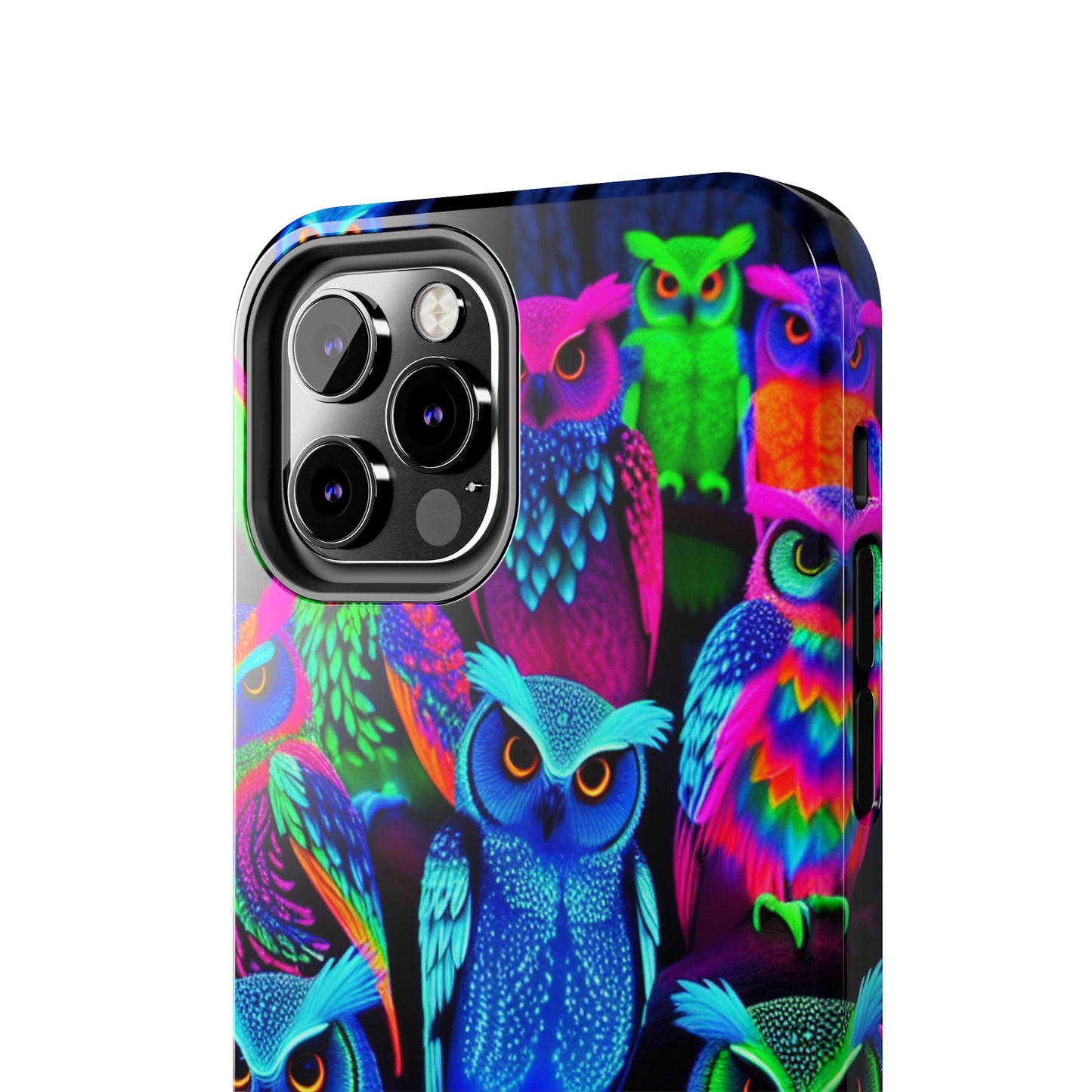 Neon Luminance Owls NEON Owls Tough Phone Case
