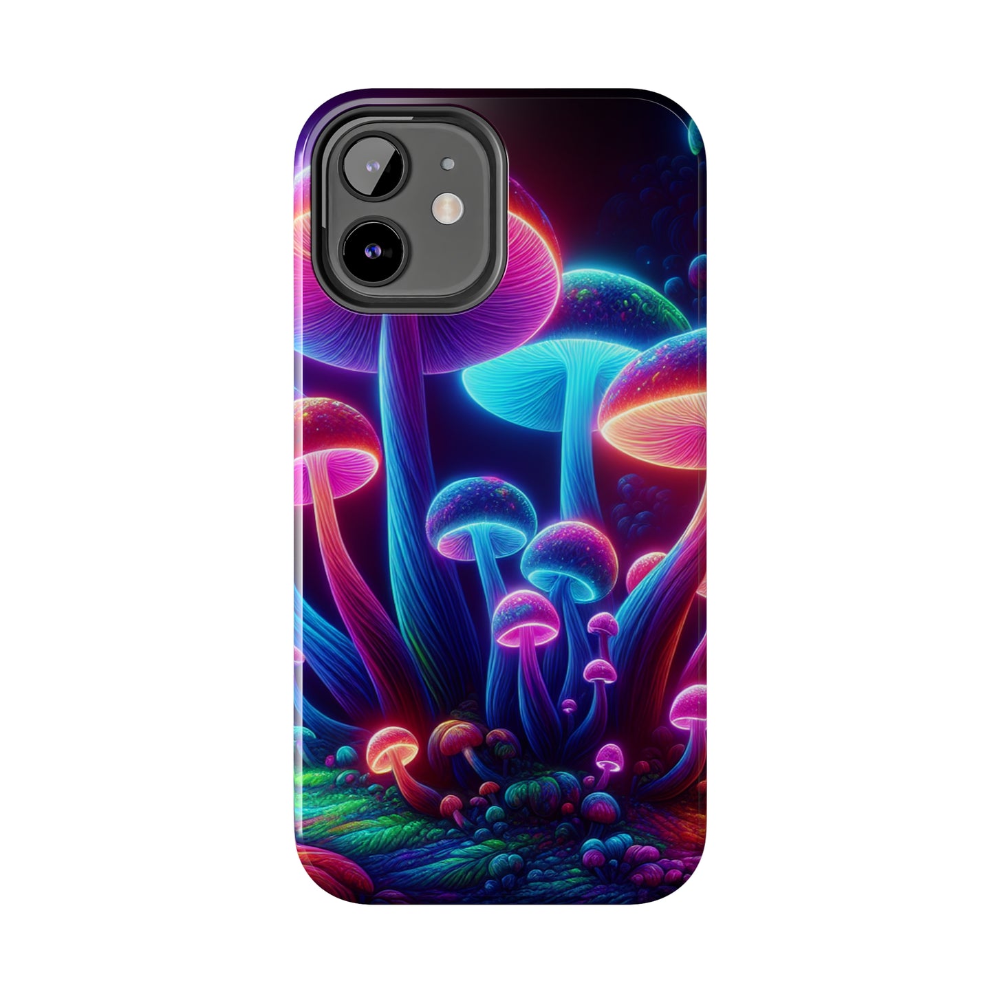 Neon Psychedelic Pupal Art NEON Unicorns Tough Phone Case Iphone 7 8 9 10 11 12 13 14 Pro Max Mini Plus XR XS SE