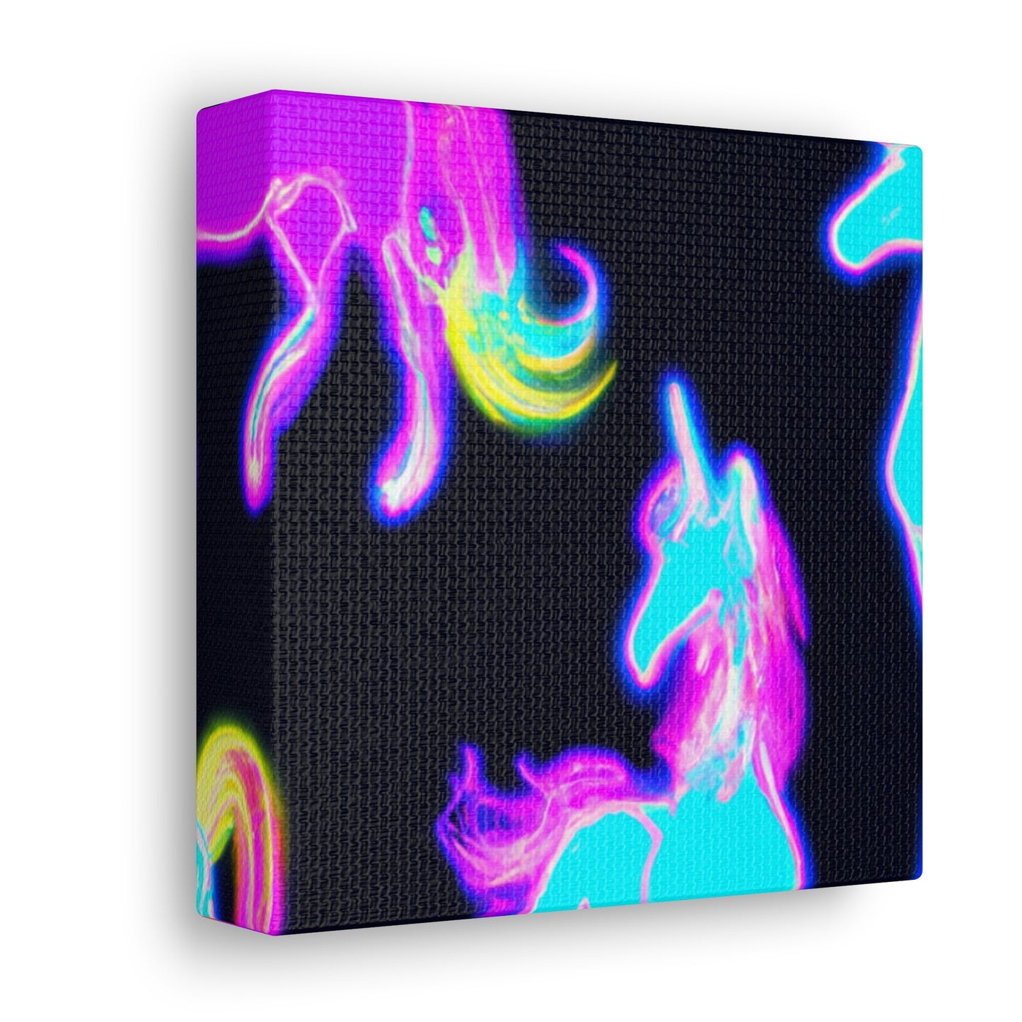 "Neon Magic" NEON Unicorns Art Canvas