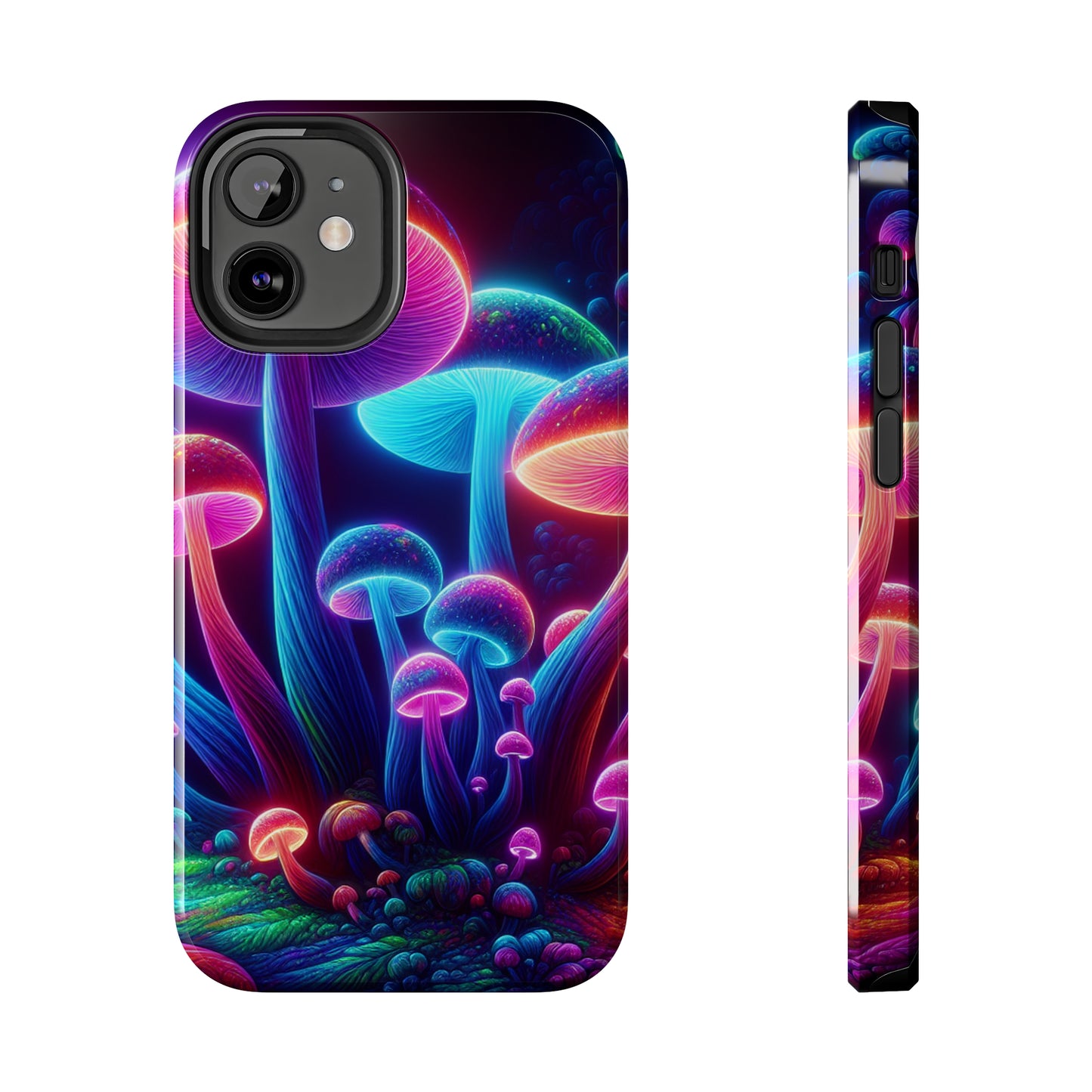 Neon Psychedelic Pupal Art NEON Unicorns Tough Phone Case Iphone 7 8 9 10 11 12 13 14 Pro Max Mini Plus XR XS SE