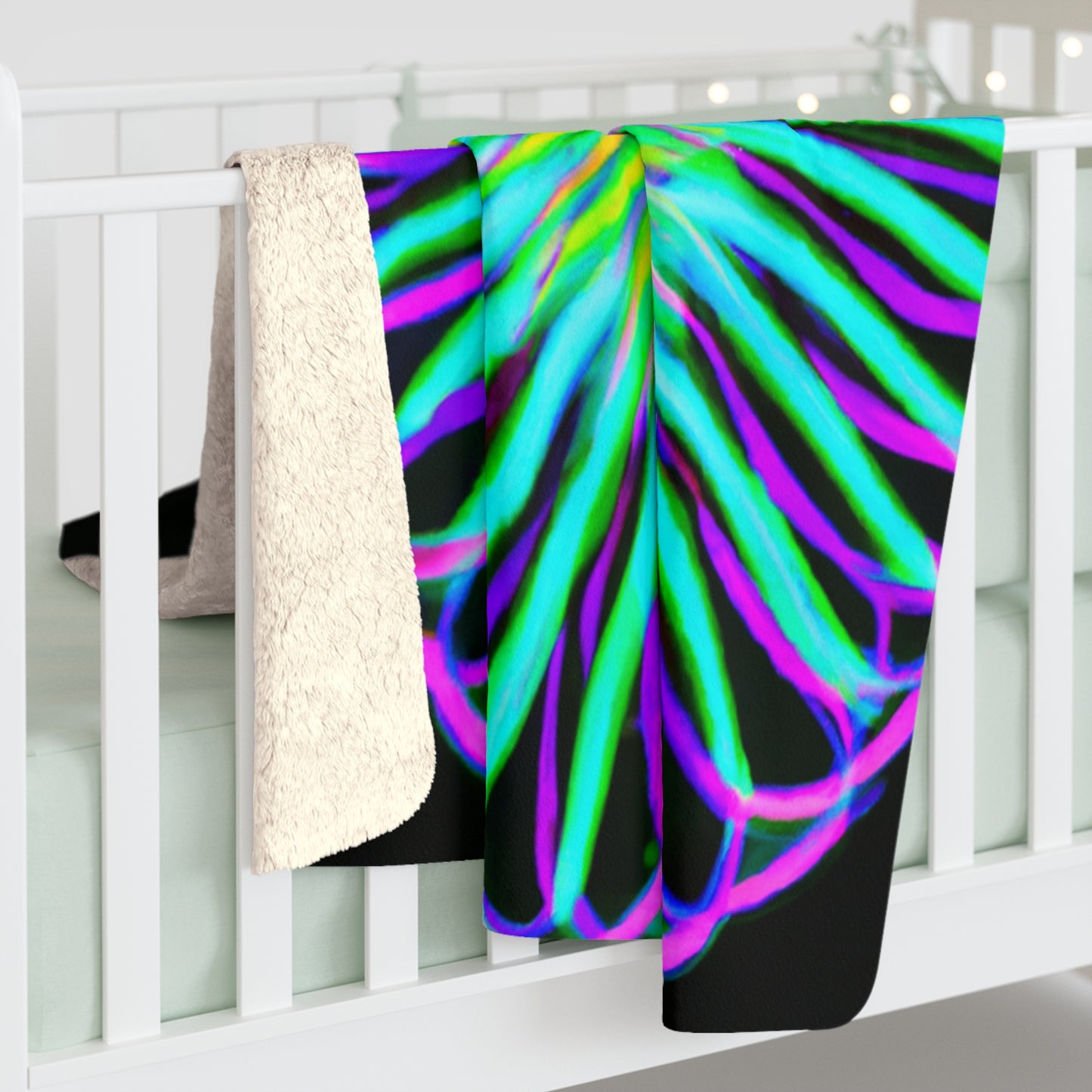 Giuliano della Palma - Trippy Infinity Patterns Sherpa Blanket