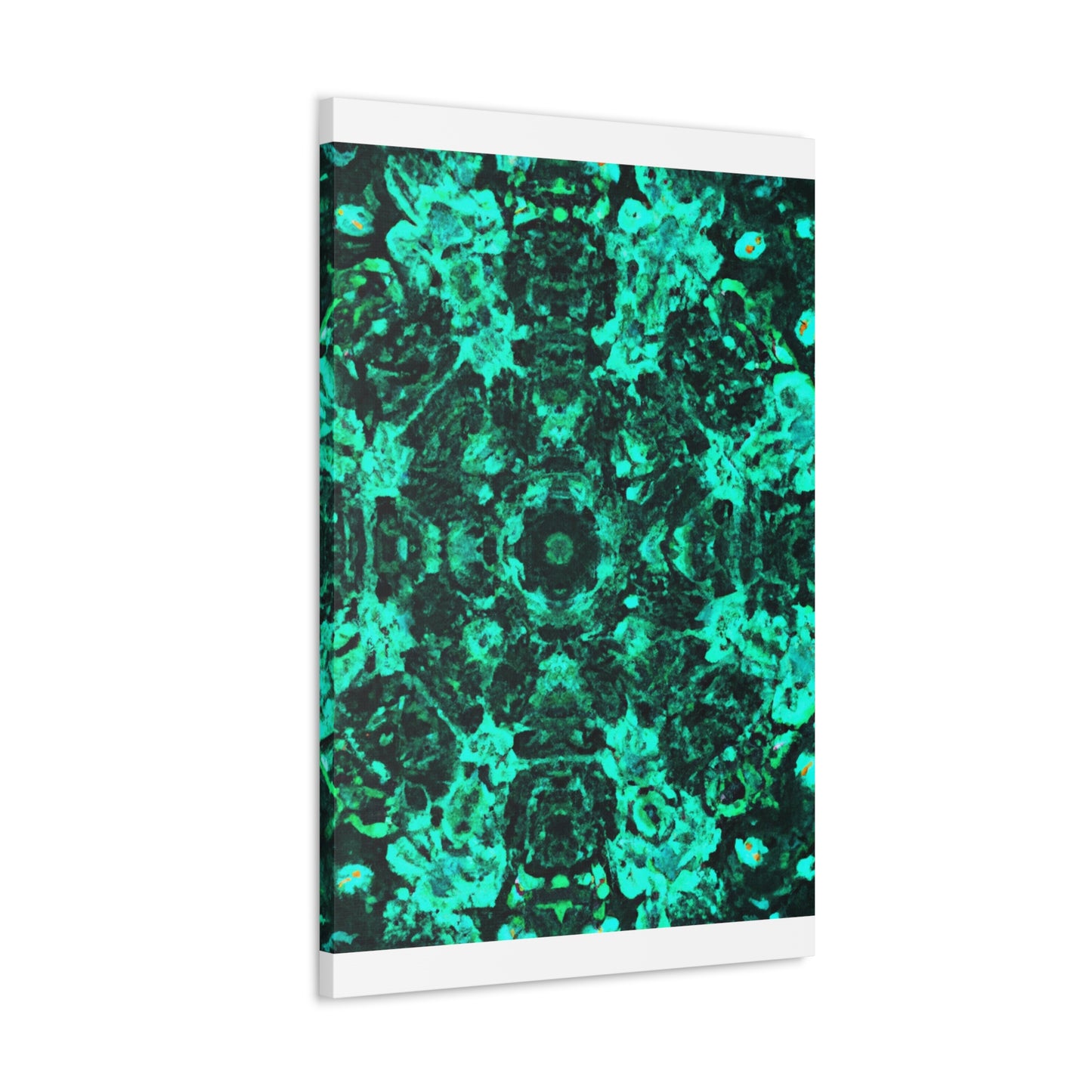 Cosmic Synesthesia Explosion. Trippy Infinity Patterns Art Canvas