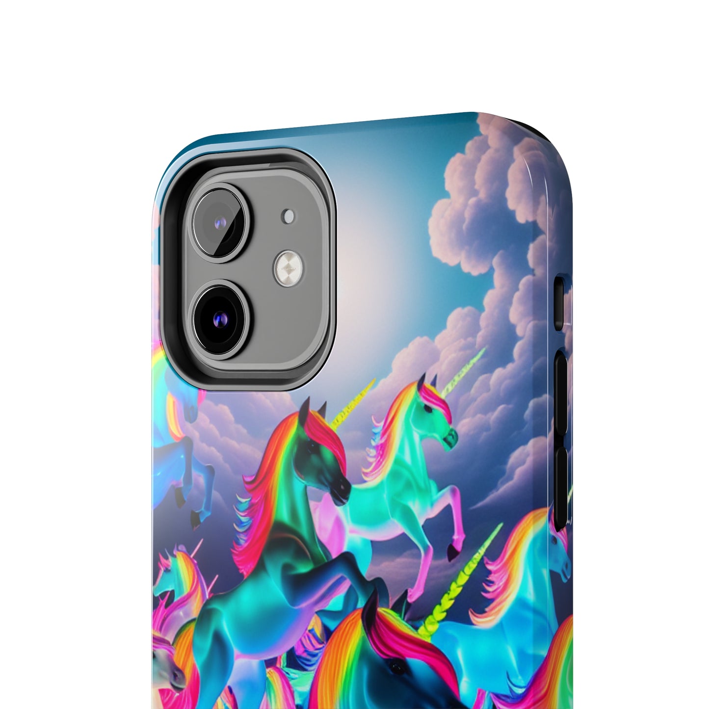"Neon Fantasy" NEON Unicorns Tough Phone Case