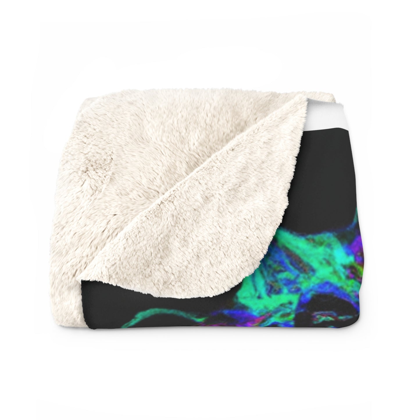 DaVinci Luther - Trippy Infinity Patterns Sherpa Blanket