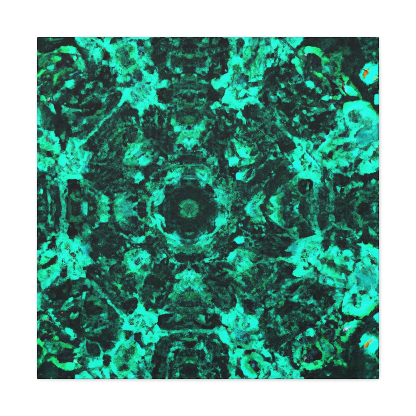 Cosmic Synesthesia Explosion. Trippy Infinity Patterns Art Canvas