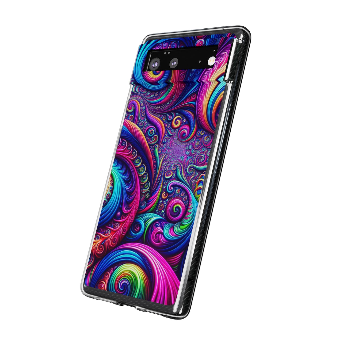 "VibranTrip Neonfinity" Infinity Patterns Art Polycarbonate Phone Case