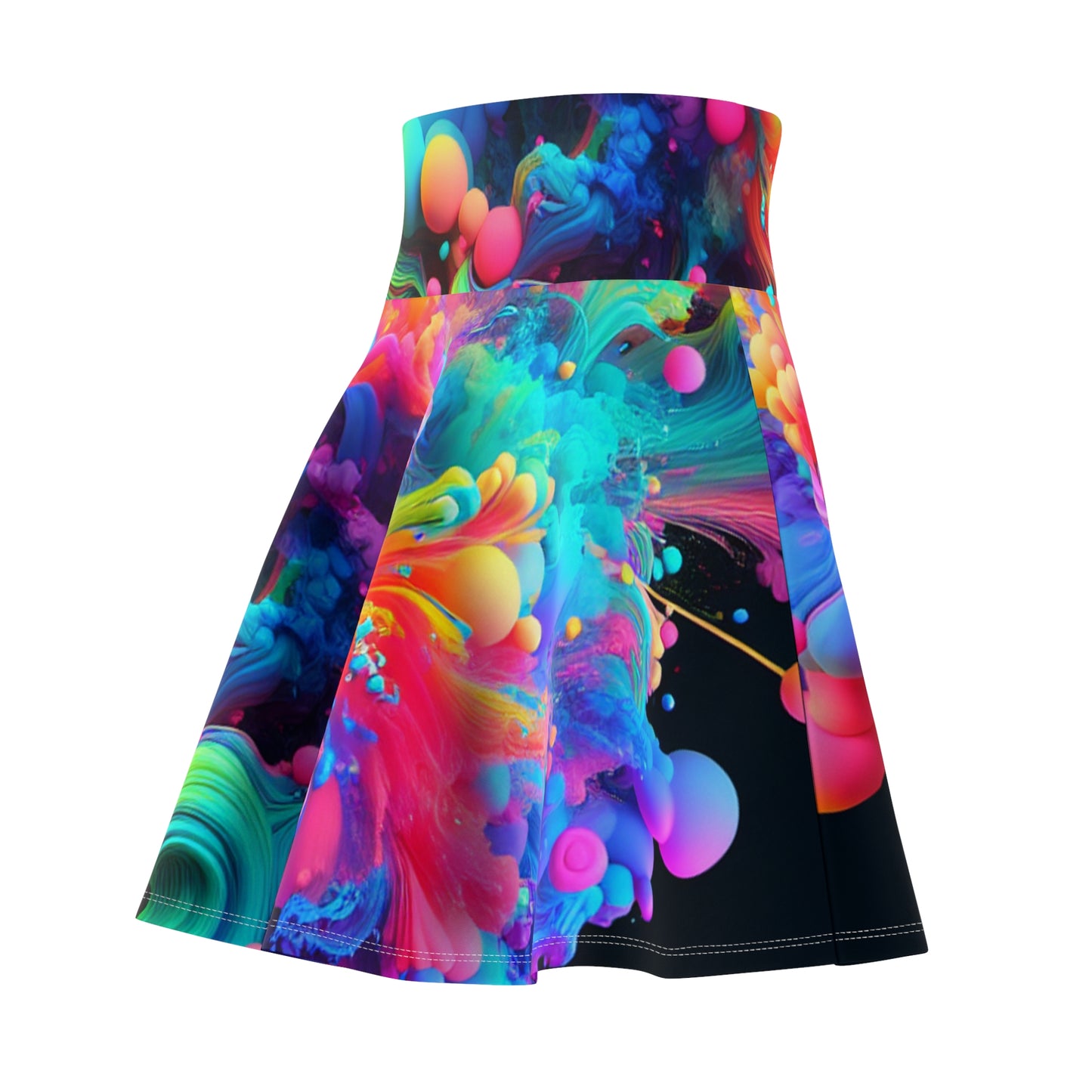 Ambrosius diVinci - Trippy Infity Patterns Woman's Skater Skirt