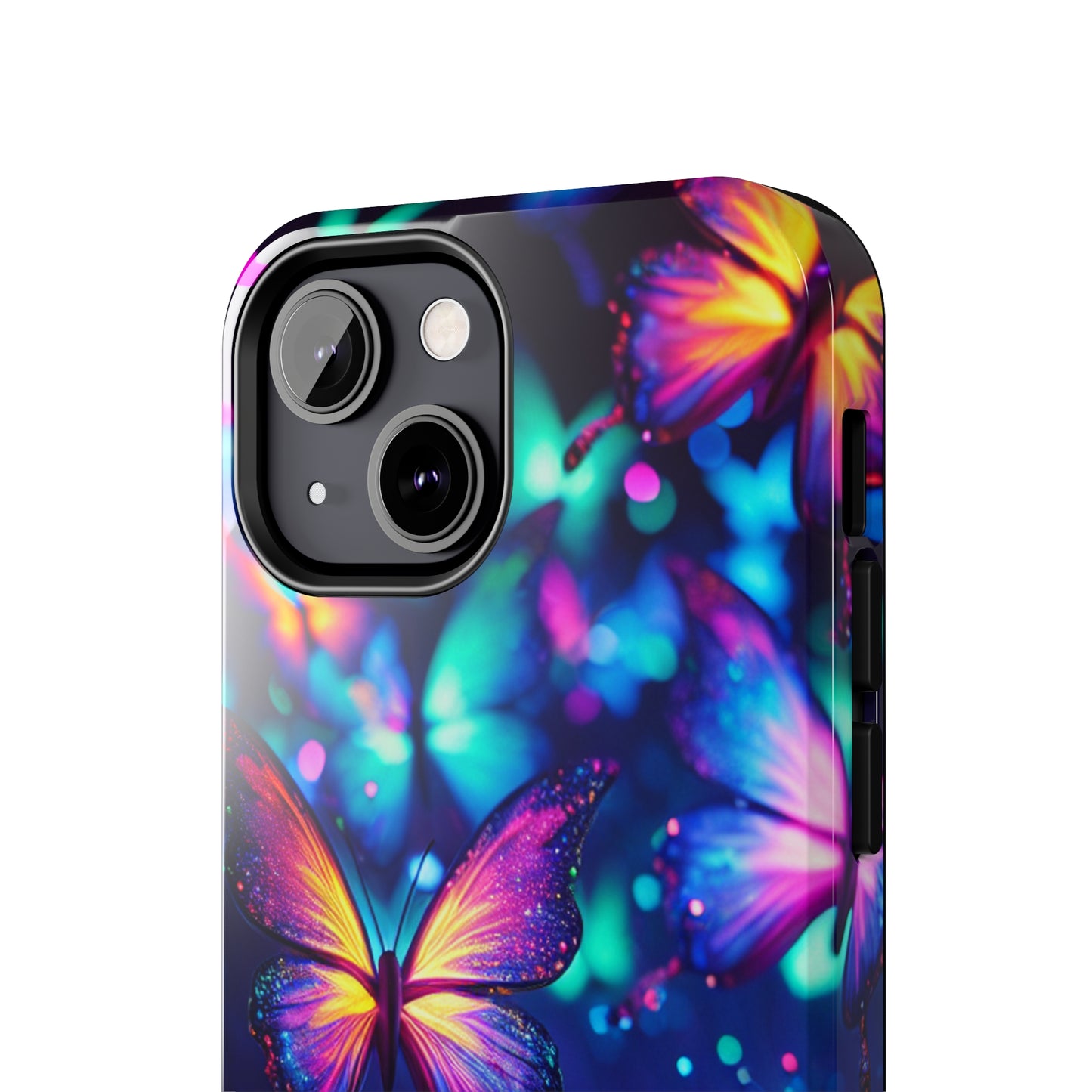 Neon Flutterings. NEON Butterflies Tough Phone Case Iphone 6 7 8 9 10 11 12 13 14 SE X XR XS Pro Max Mini Plus