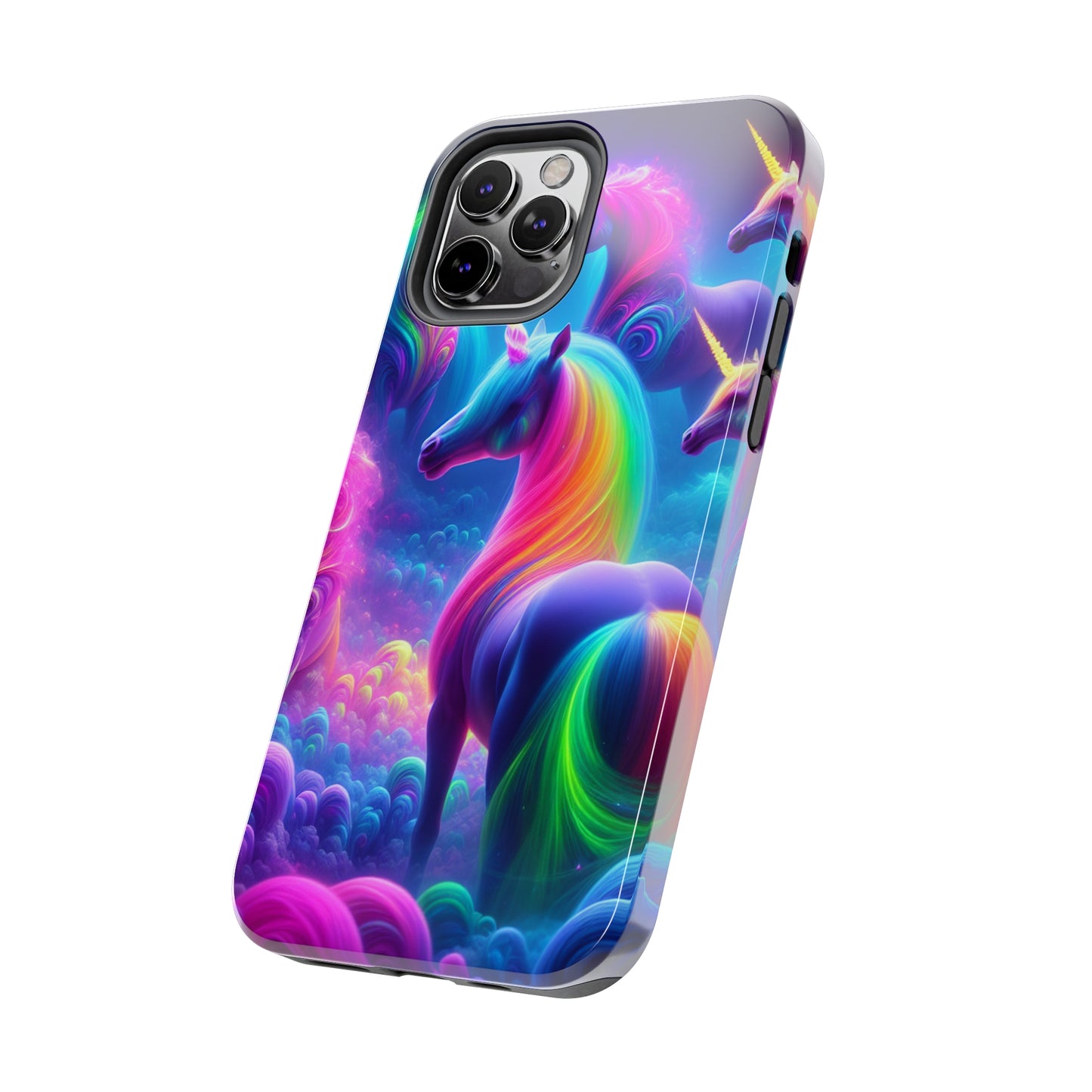 "Dreamworld Enchantment" NEON Unicorns Tough Phone Case