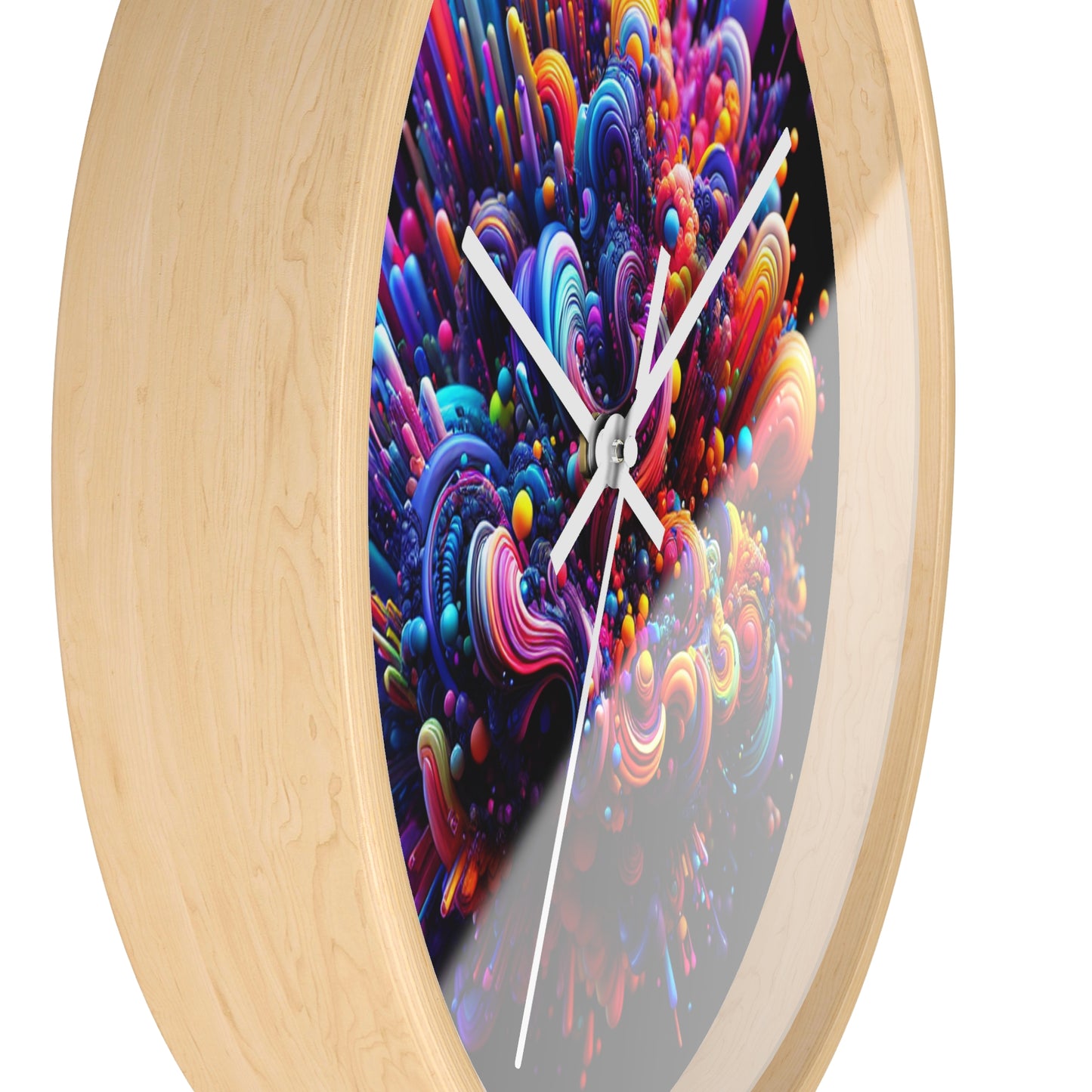 Eulalia Donatti - Trippy Infinity Patterns Wall Clock