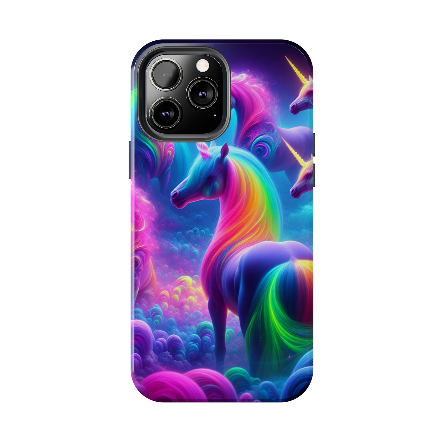 "Dreamworld Enchantment" NEON Unicorns Tough Phone Case